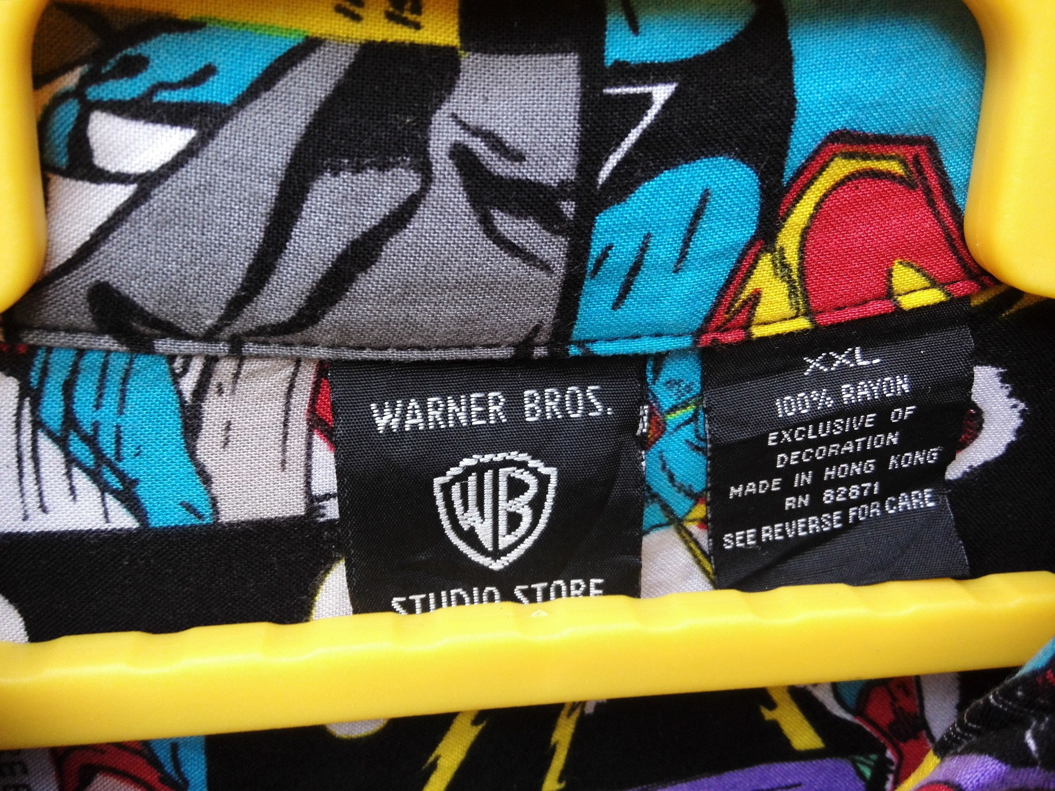 DC Comics × Marvel Comics × Vintage Vintage 90s Dc Comic full print 100% rayon shirt XXL size Size US XXL / EU 58 / 5 - 3 Thumbnail