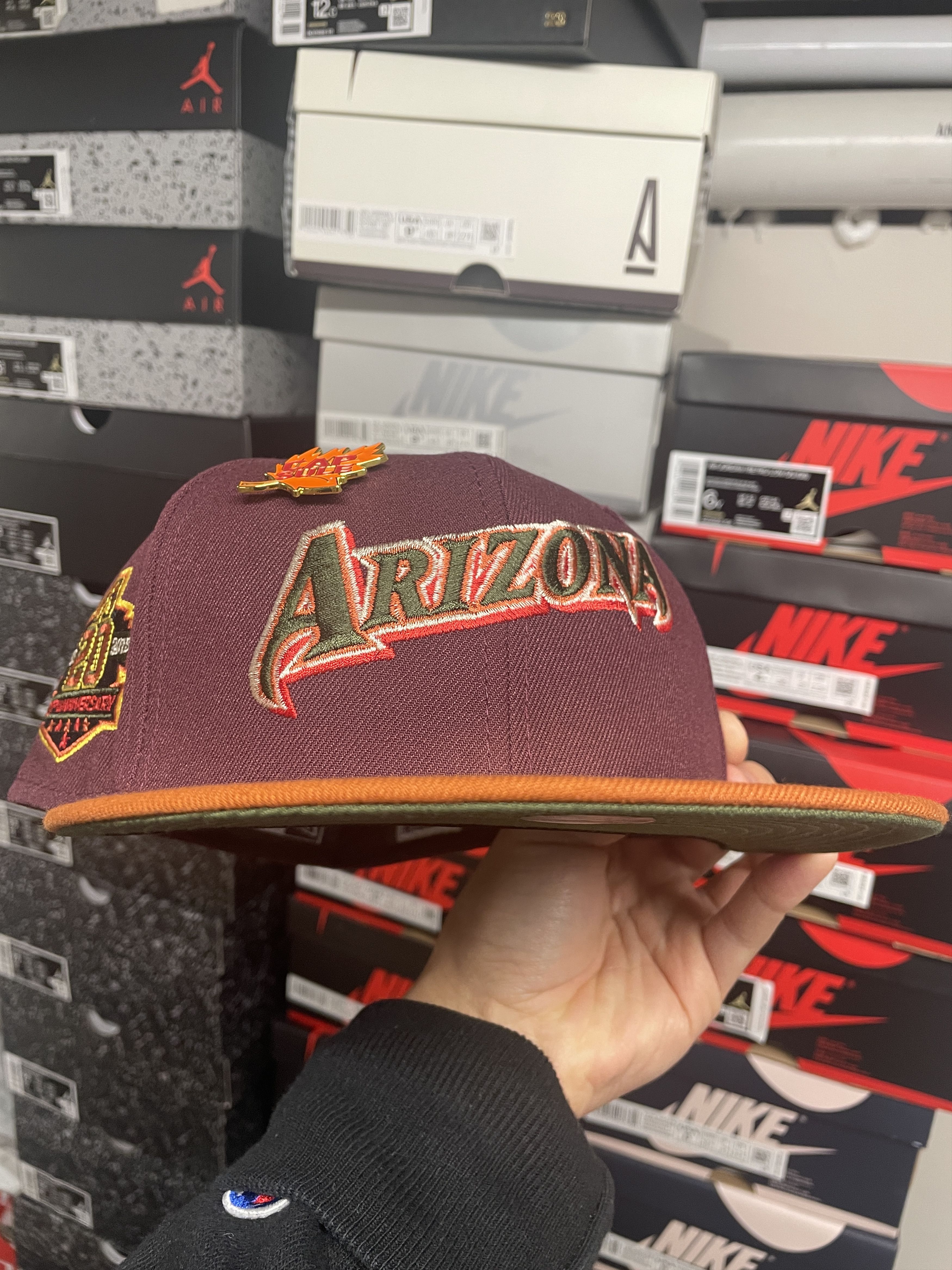 Capsule × New Era 7 1/8 Capsule Fall 2.0 Arizona Diamondbacks 20th Orange Size ONE SIZE - 7 Thumbnail