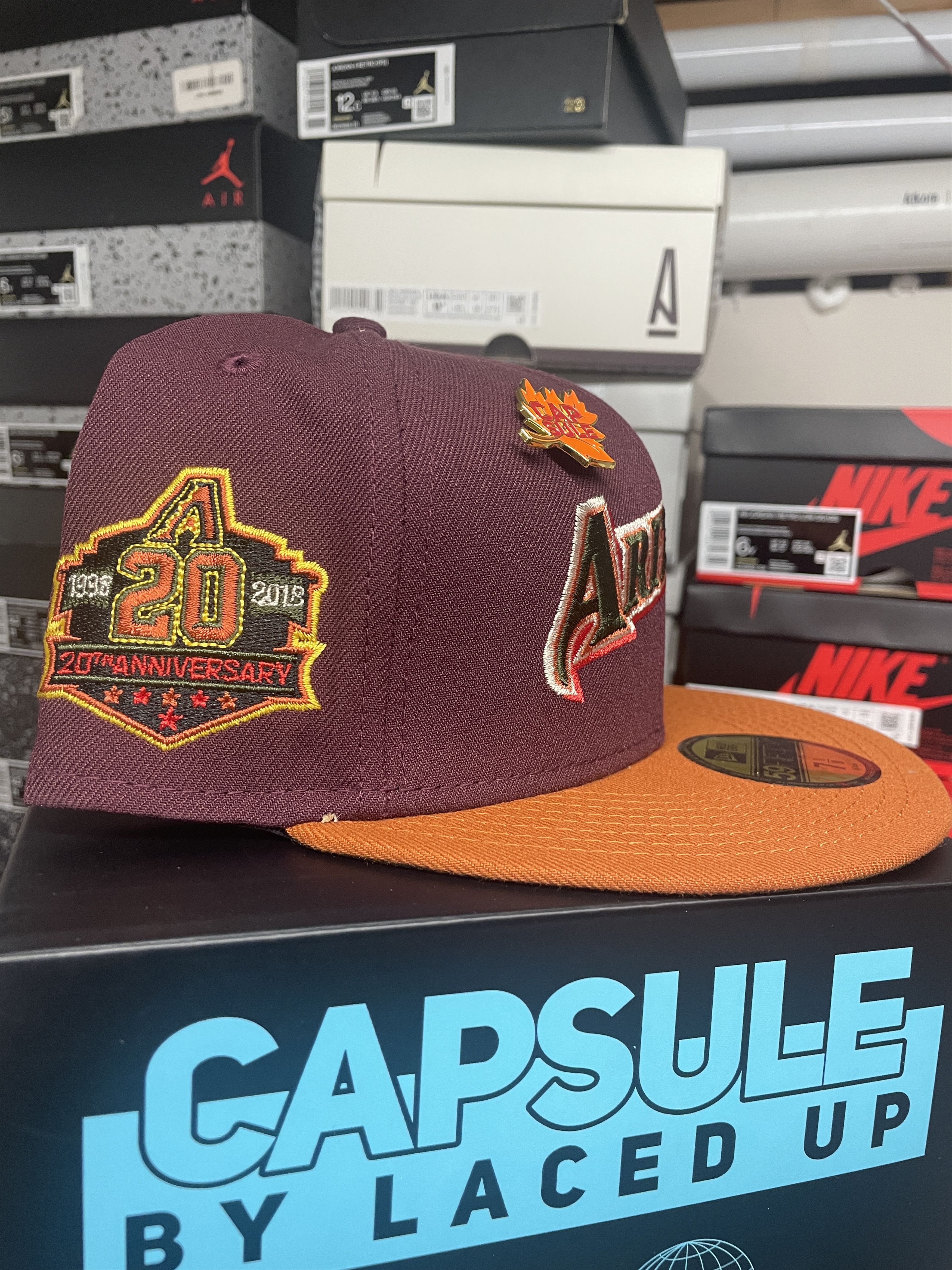Capsule × New Era 7 1/8 Capsule Fall 2.0 Arizona Diamondbacks 20th Orange Size ONE SIZE - 3 Thumbnail