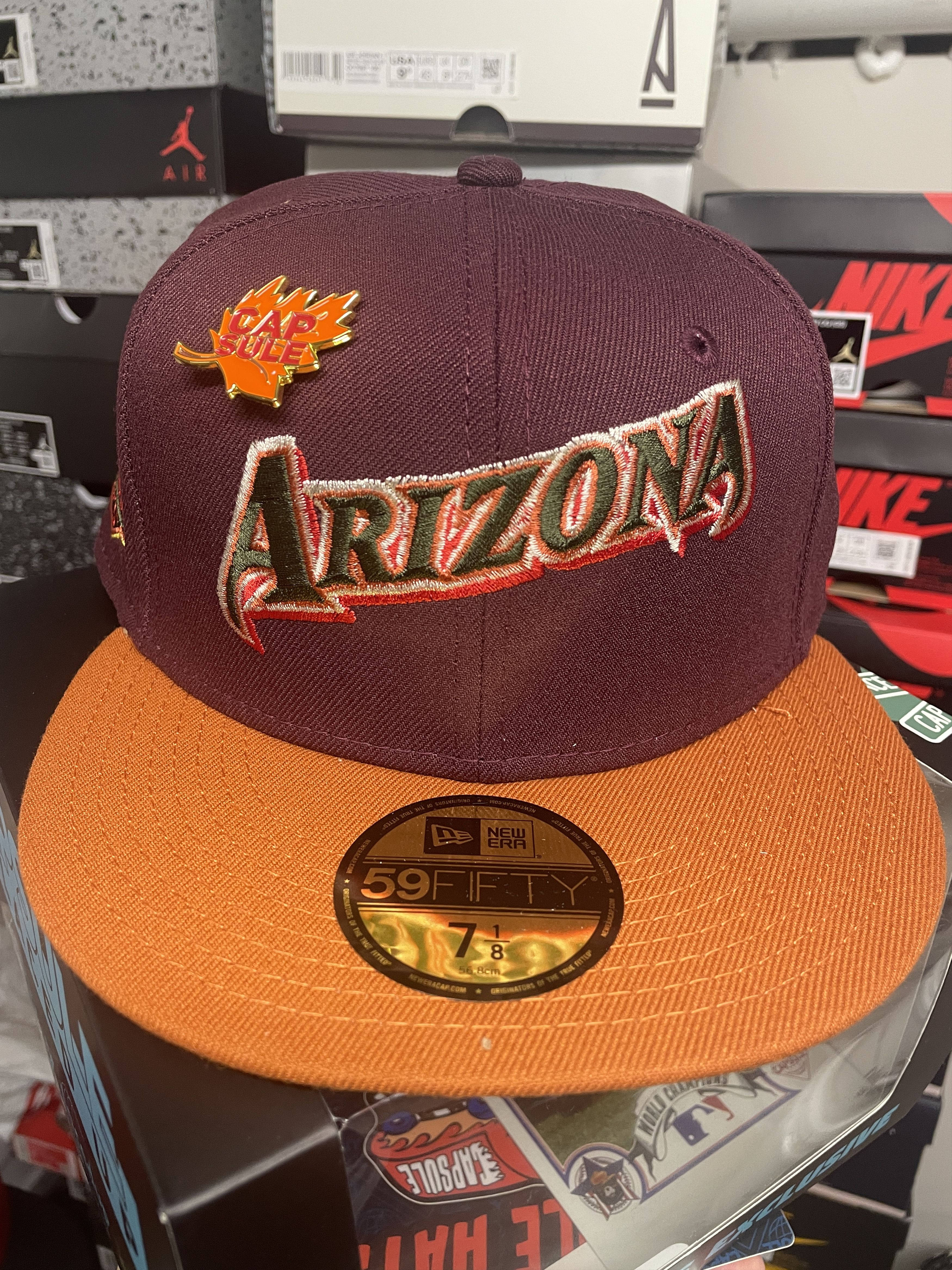 Capsule × New Era 7 1/8 Capsule Fall 2.0 Arizona Diamondbacks 20th Orange Size ONE SIZE - 2 Thumbnail