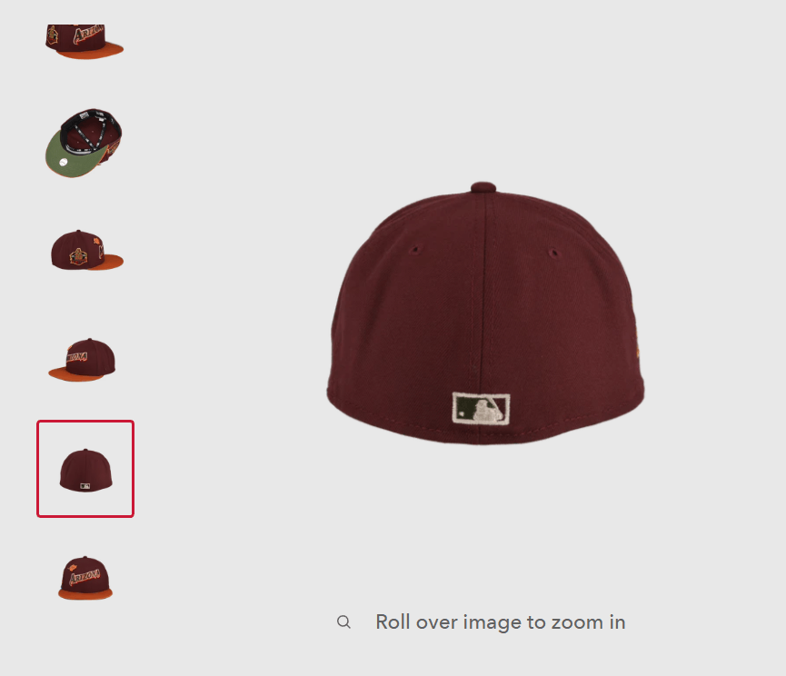 Capsule × New Era 7 1/8 Capsule Fall 2.0 Arizona Diamondbacks 20th Orange Size ONE SIZE - 12 Thumbnail