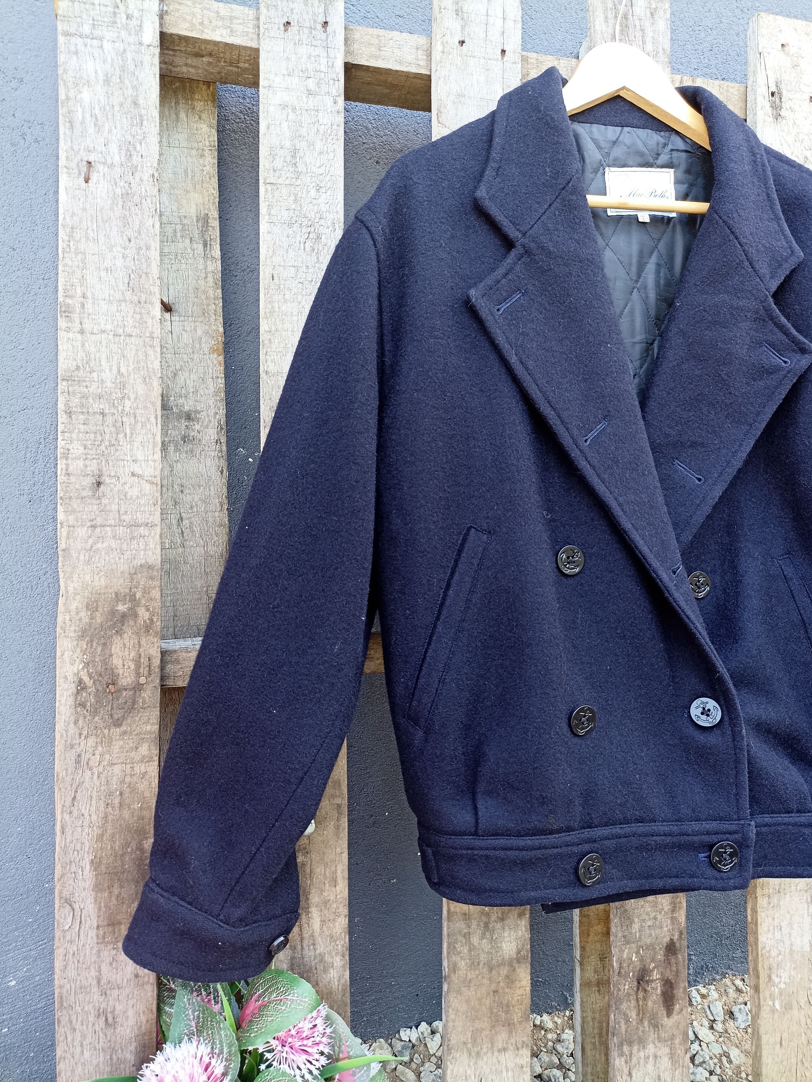 Macbeth × Vintage Vintage Macbeth Wool Bomber Cardigan Style Size US M / EU 48-50 / 2 - 3 Thumbnail