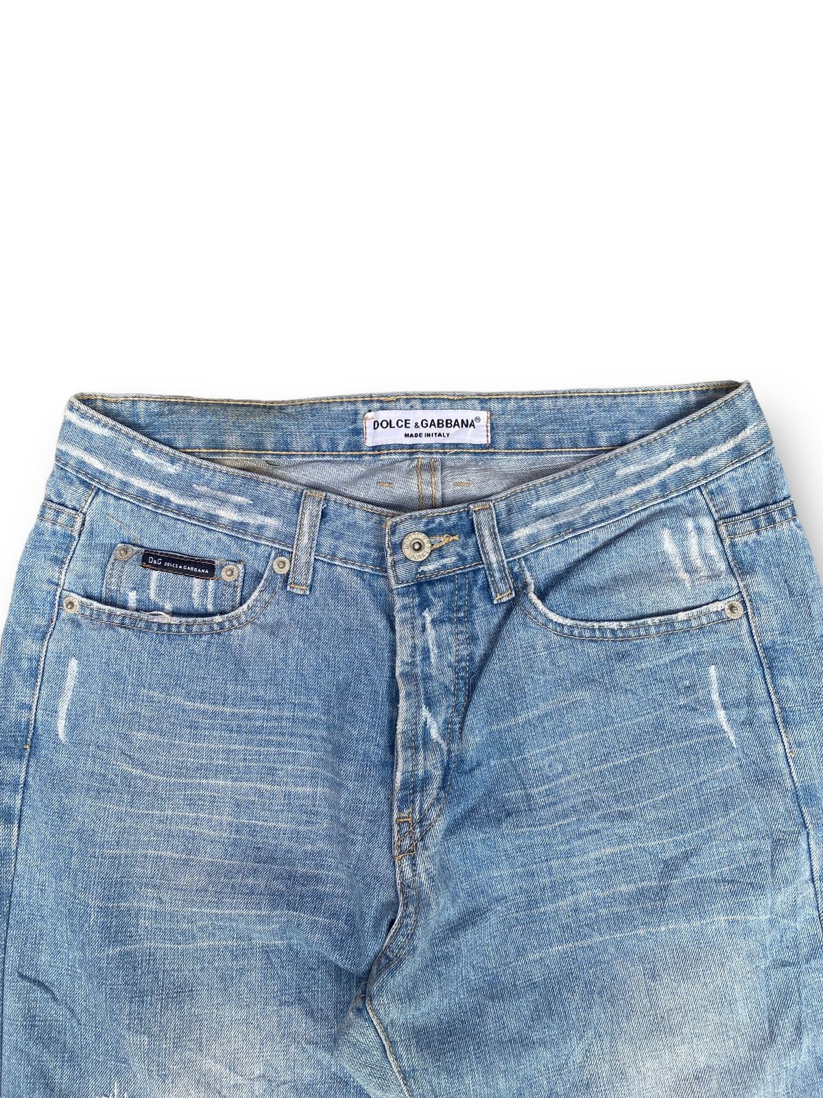 Dolce Gabbana D&G Distressed Jeans Vintage Style. #B5