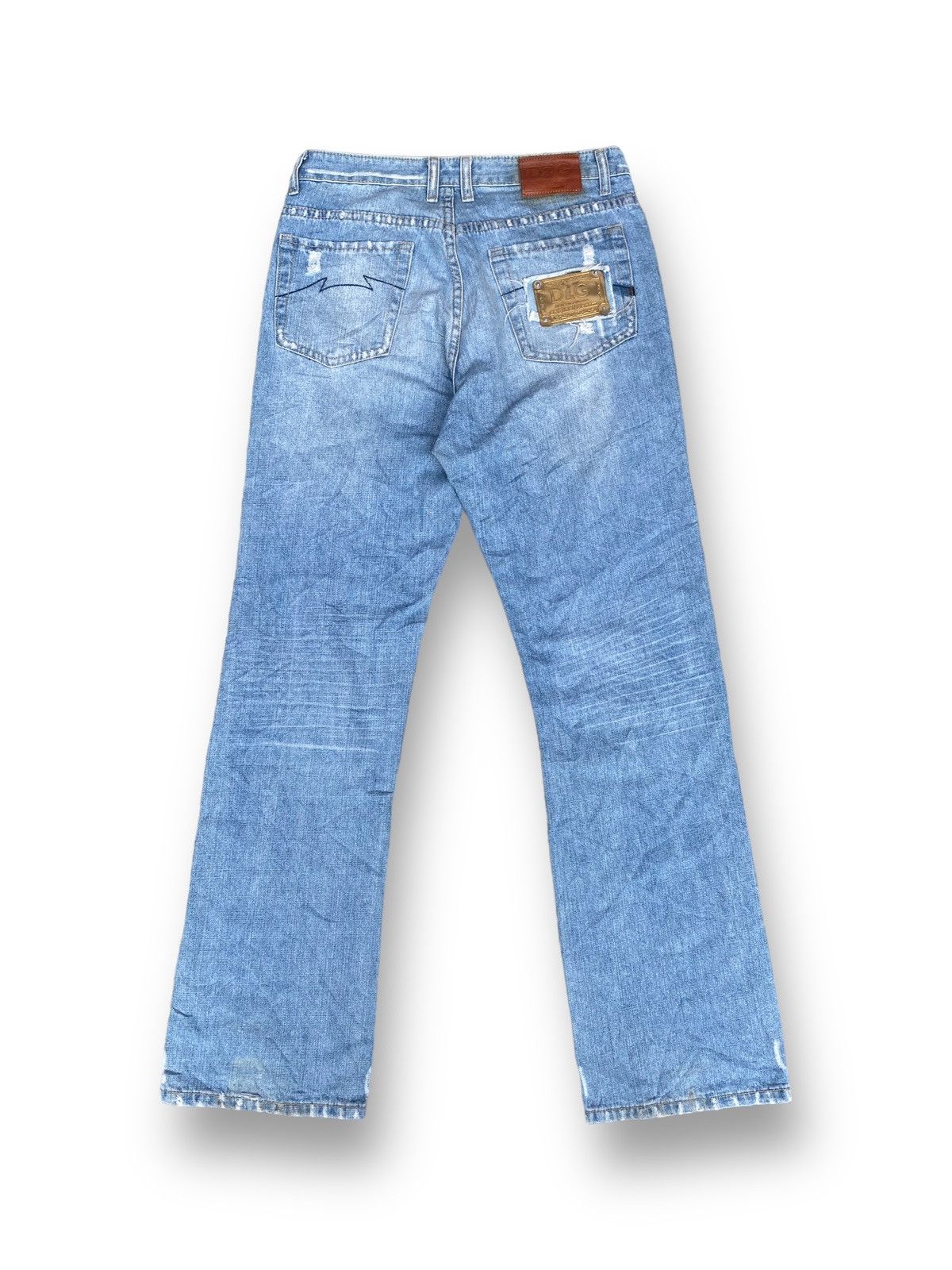 Dolce Gabbana D&G Distressed Jeans Vintage Style. #B5