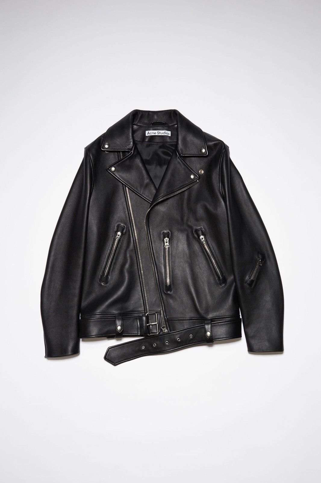Acne Studios Acne Studios Distressed Leather Biker Jacket