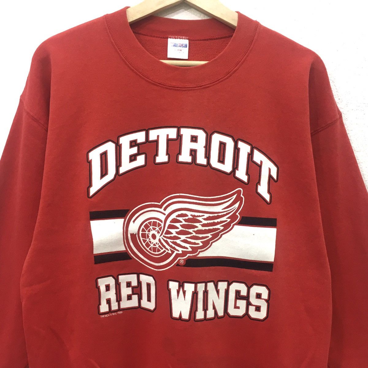NHL × Vintage Vintage DETROIT RED WING 1988 sweatshirt Size US L / EU 52-54 / 3 - 2 Thumbnail