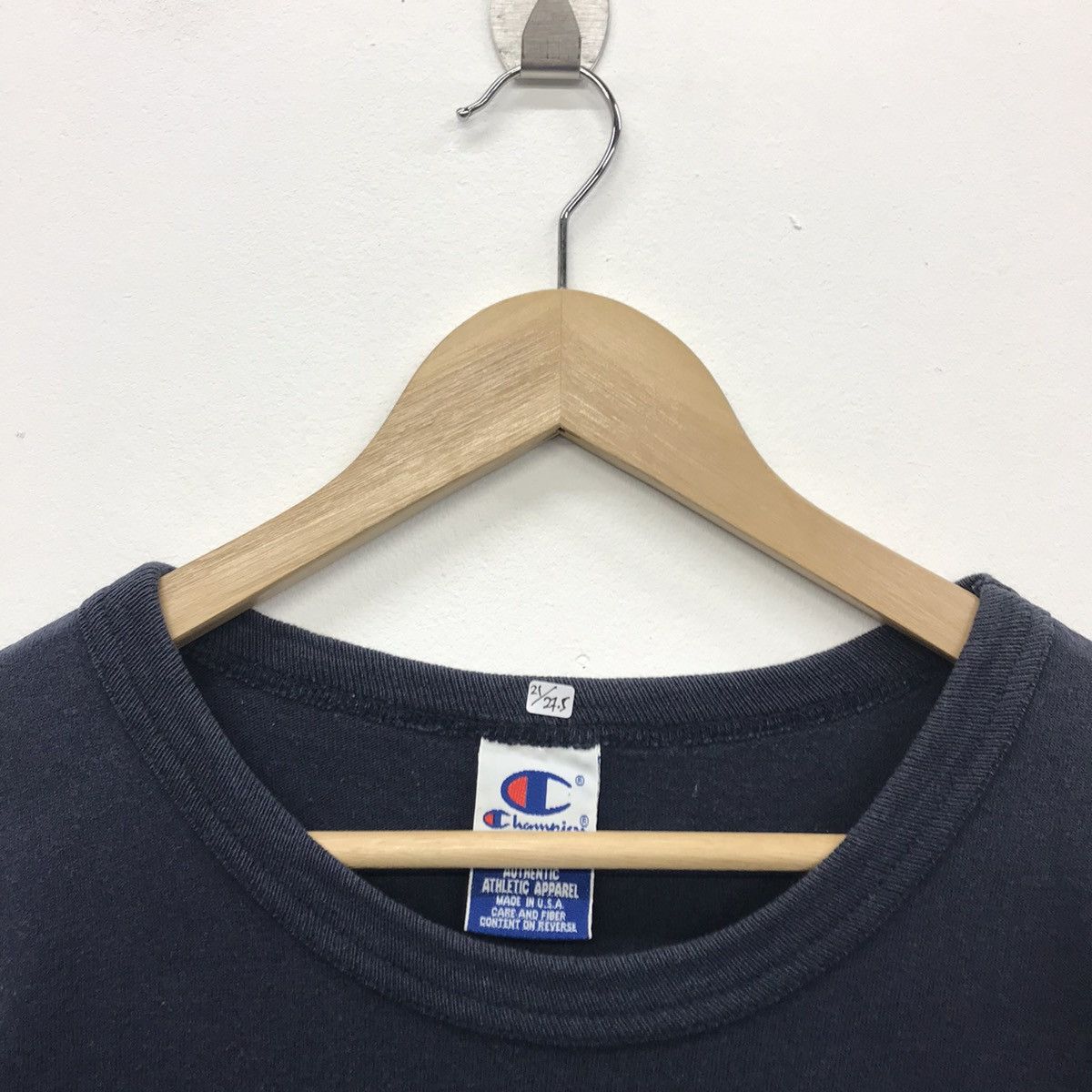 Champion × Vintage *Rare!! Vintage Champion University Michigan Spellout Tee Size US M / EU 48-50 / 2 - 3 Thumbnail