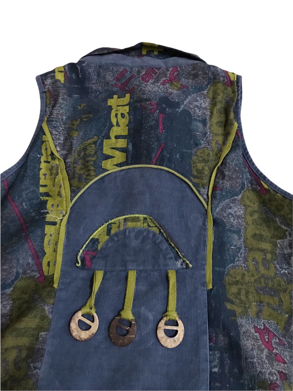 Japanese Brand Vintage Japanese Brand Multicolour Vest Kapital Style Size US M / EU 48-50 / 2 - 3 Thumbnail