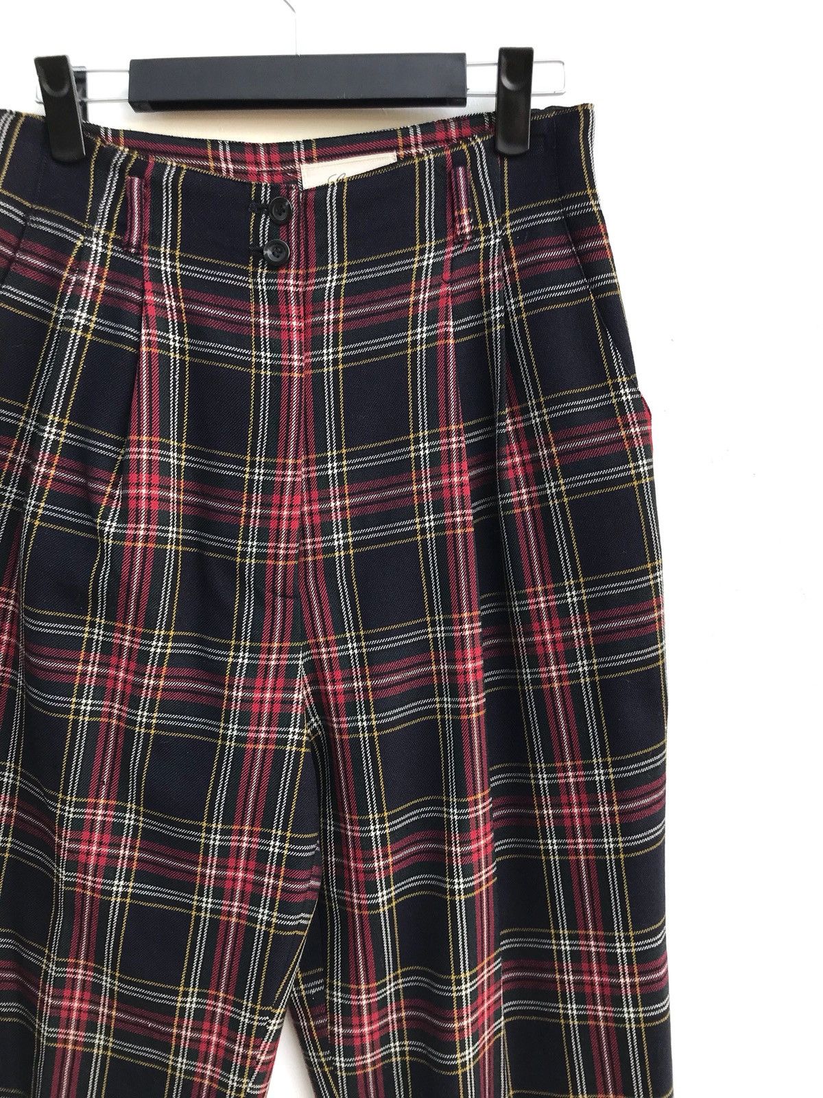 Japanese Brand Vintage Japanese Brand Lantana Wool Tartan Checked.Pants Size US 26 / EU 42 - 2 Thumbnail