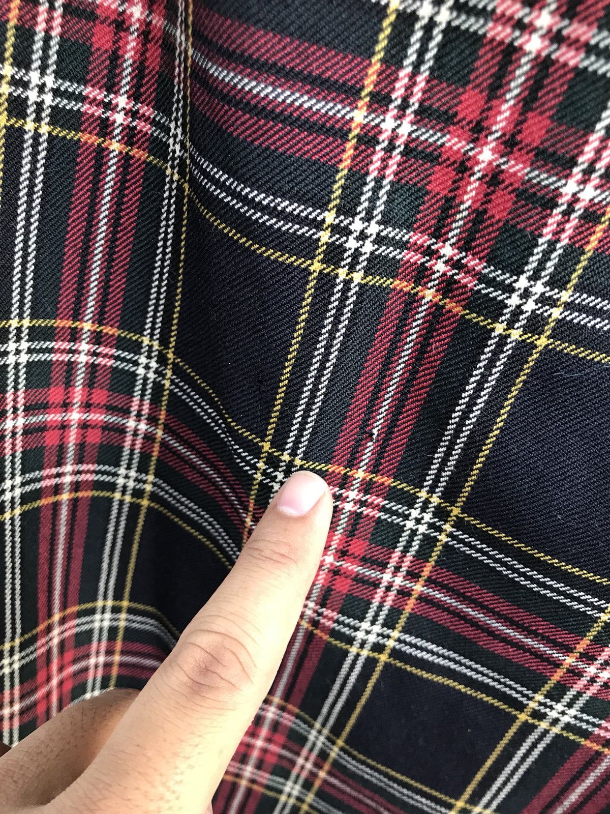 Japanese Brand Vintage Japanese Brand Lantana Wool Tartan Checked.Pants Size US 26 / EU 42 - 6 Thumbnail