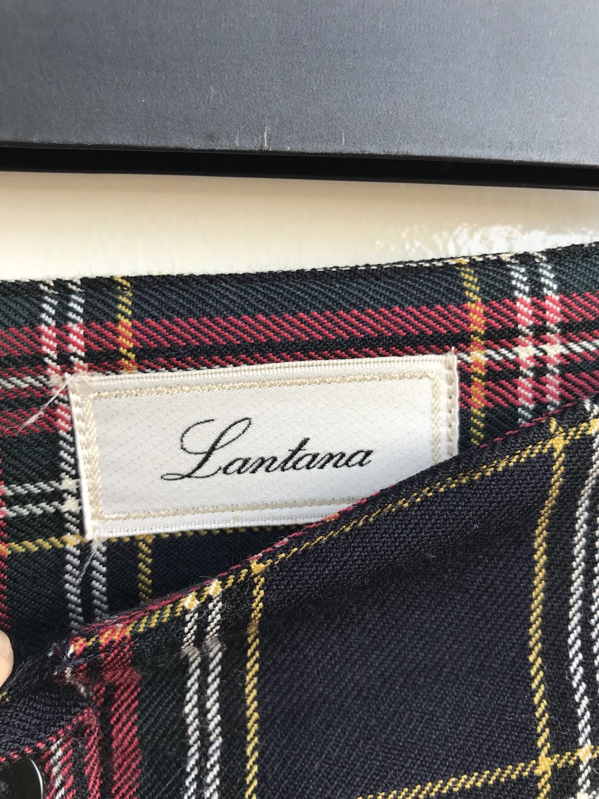 Japanese Brand Vintage Japanese Brand Lantana Wool Tartan Checked.Pants Size US 26 / EU 42 - 7 Thumbnail