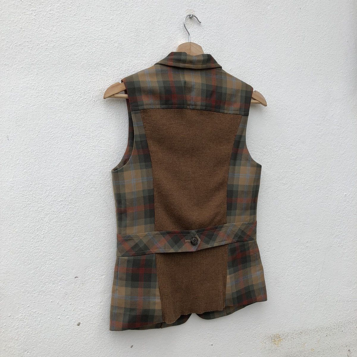 Japanese Brand KEITA MARUYAMA TOKYO PARIS VEST TARTAN DESIGN Size US M / EU 48-50 / 2 - 8 Thumbnail