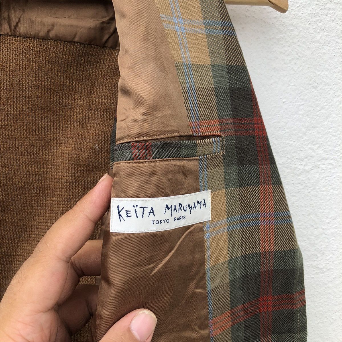 Japanese Brand KEITA MARUYAMA TOKYO PARIS VEST TARTAN DESIGN Size US M / EU 48-50 / 2 - 10 Thumbnail