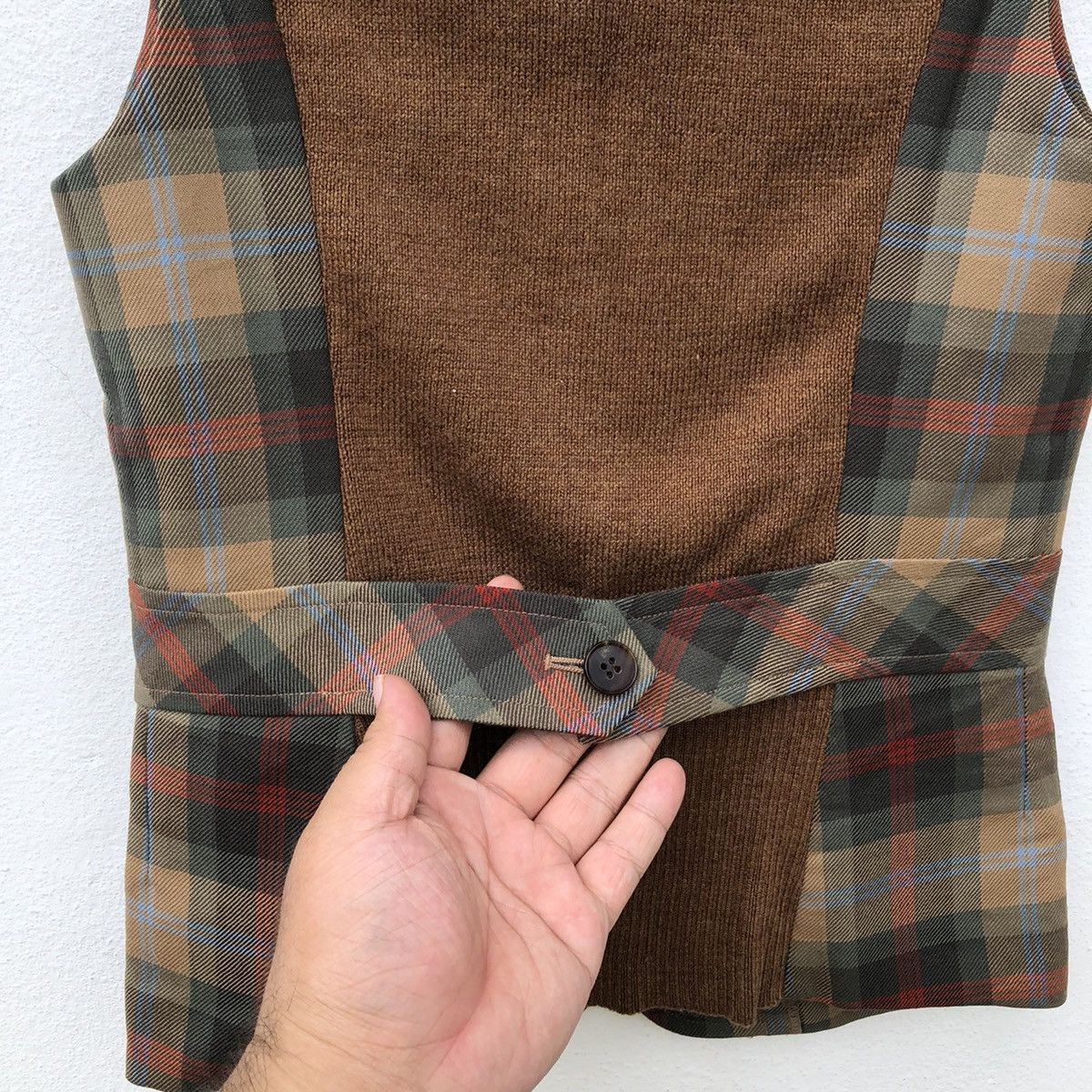 Japanese Brand KEITA MARUYAMA TOKYO PARIS VEST TARTAN DESIGN Size US M / EU 48-50 / 2 - 7 Thumbnail