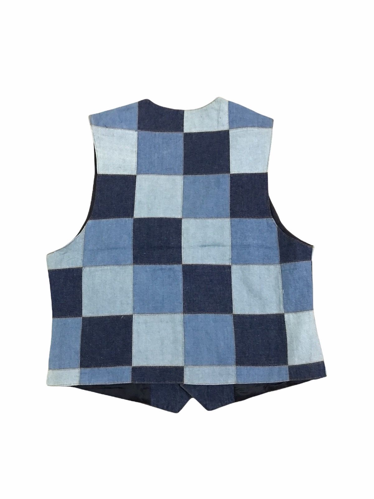 Japanese Brand Japanese Brand A.T.L.T.D Denim Patchwork Vest Kapital Style Size US S / EU 44-46 / 1 - 2 Thumbnail