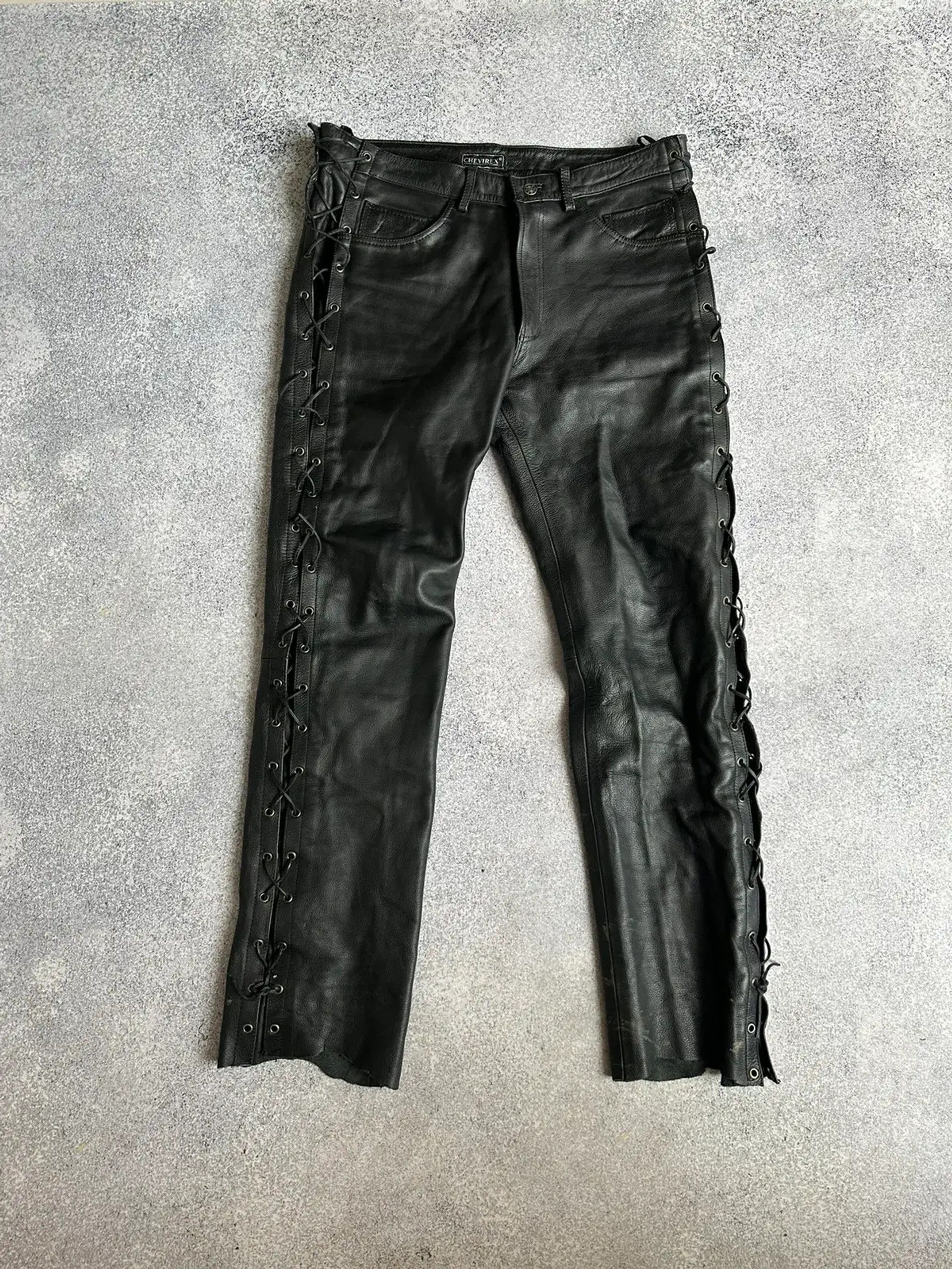 Vintage Chevirex Germany Genuine Leather Cowboy Pants