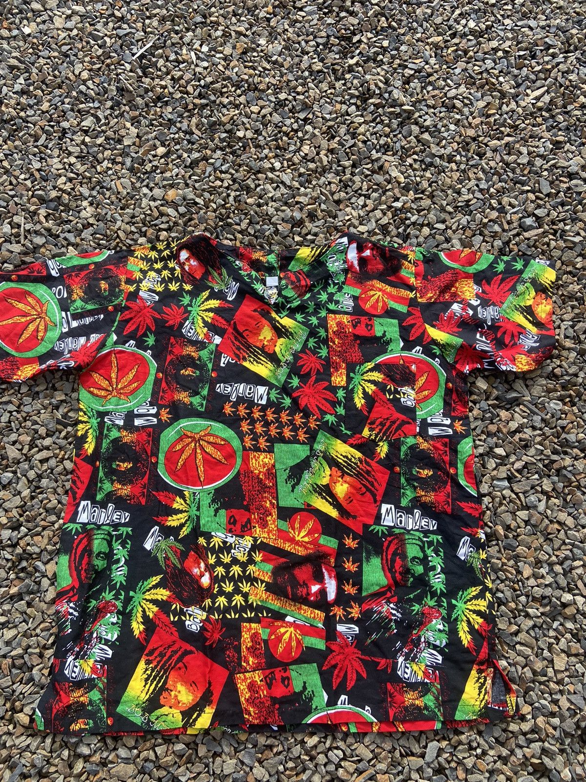 Vintage Bob Marley. T-shirtCanabis. Freedom Size US XXL / EU 58 / 5 - 2 Thumbnail