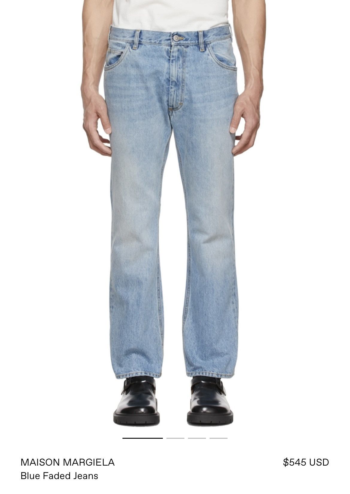 Maison Margiela Blue faded jeans Size US 30 / EU 46 - 4 Thumbnail