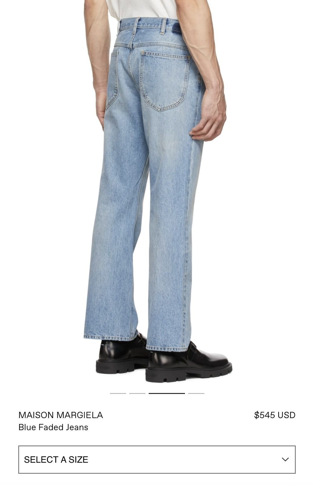 Maison Margiela Blue faded jeans Size US 30 / EU 46 - 6 Thumbnail