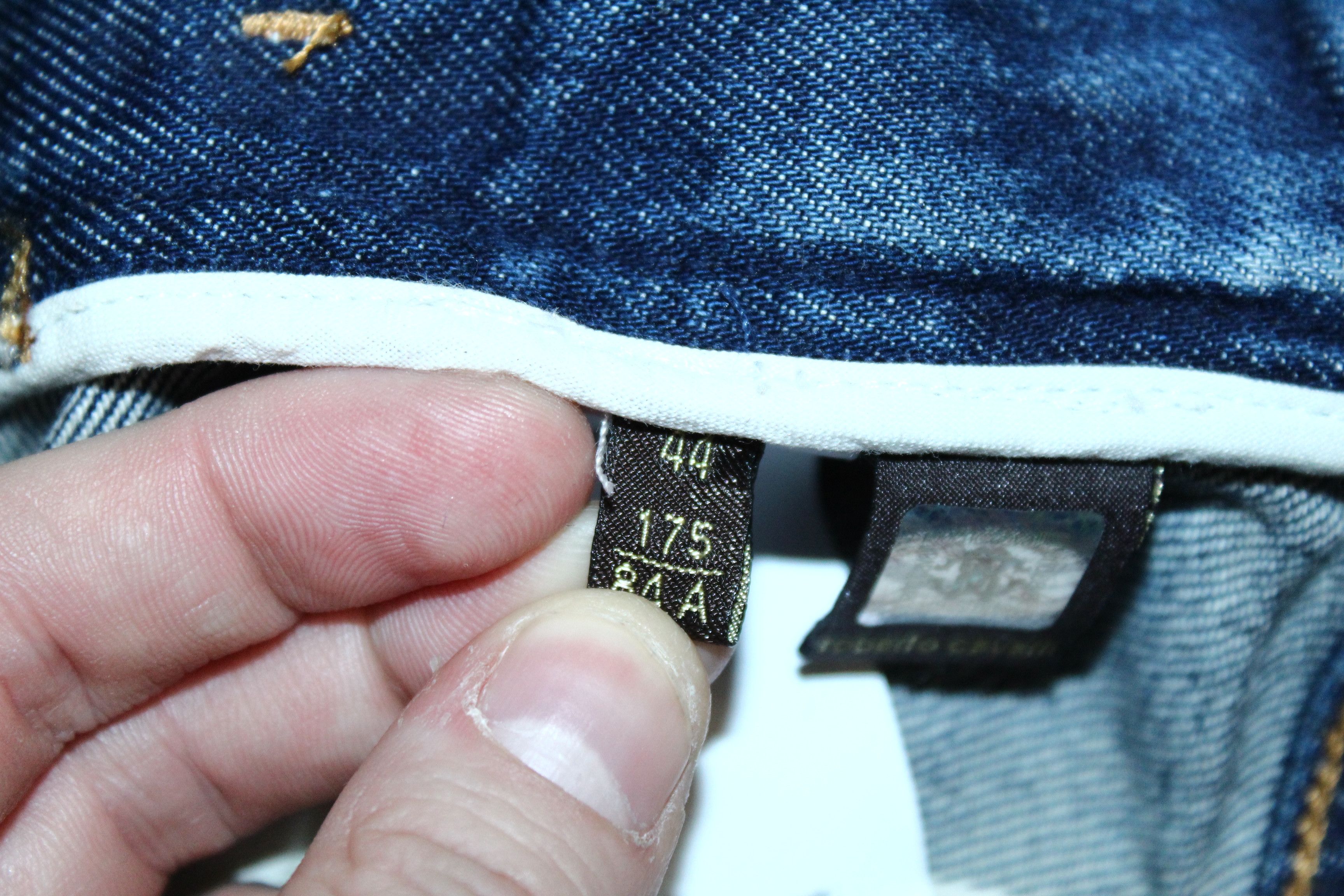Just Cavalli Roberto Cavalli Light Wash Faded Denim Tapered Jeans Size US 30 / EU 46 - 6 Thumbnail