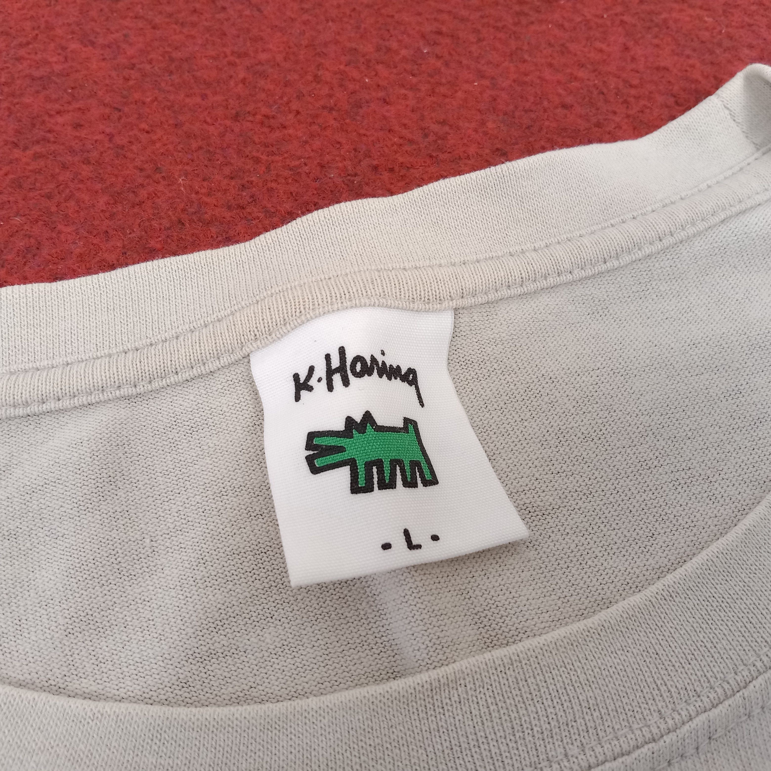 Japanese Brand × Keith Haring Keith Haring City Cycles Center Logo Design Tshirt Size US XL / EU 56 / 4 - 6 Thumbnail