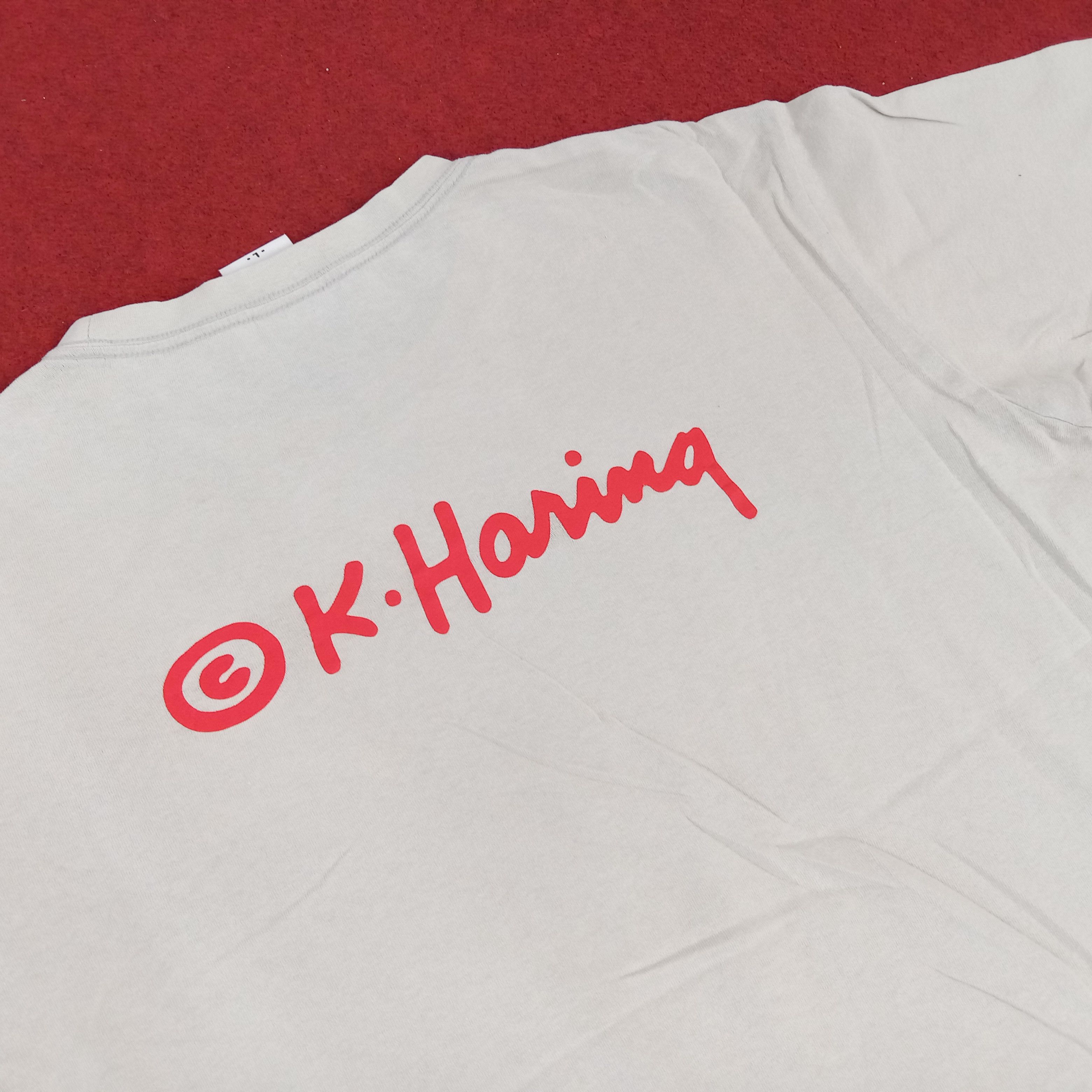 Japanese Brand × Keith Haring Keith Haring City Cycles Center Logo Design Tshirt Size US XL / EU 56 / 4 - 4 Thumbnail