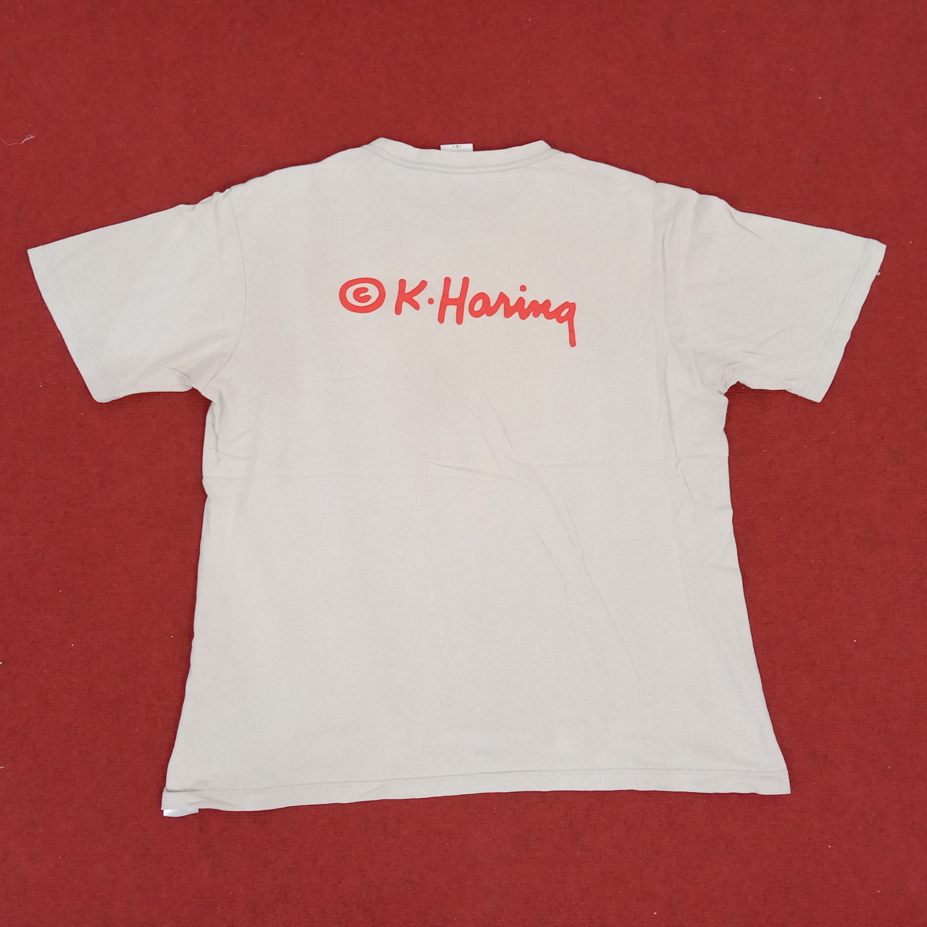 Japanese Brand × Keith Haring Keith Haring City Cycles Center Logo Design Tshirt Size US XL / EU 56 / 4 - 3 Thumbnail
