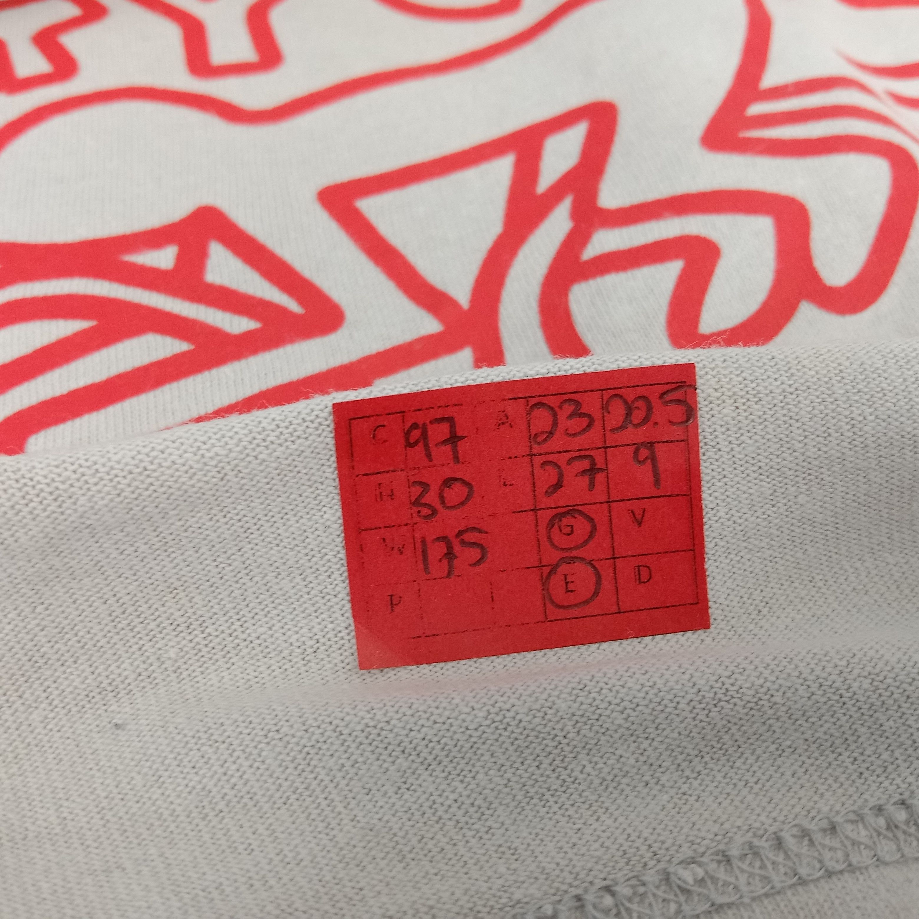 Japanese Brand × Keith Haring Keith Haring City Cycles Center Logo Design Tshirt Size US XL / EU 56 / 4 - 10 Thumbnail