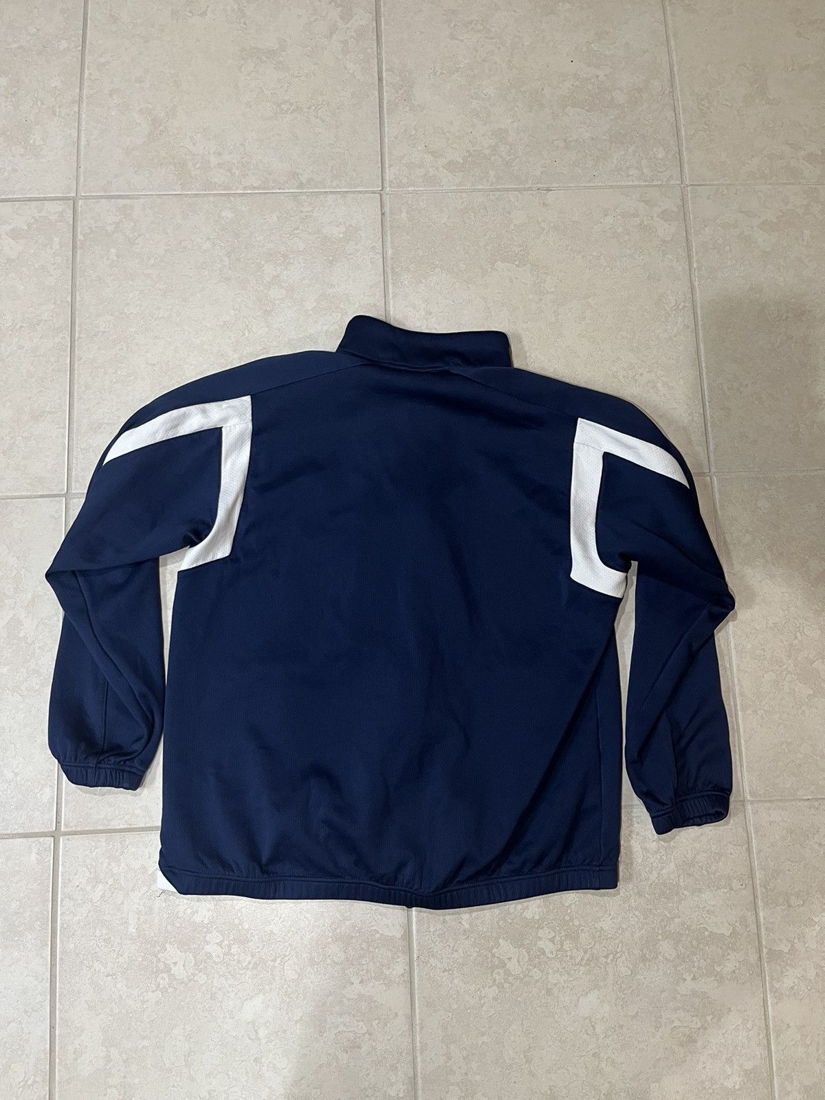 Nike × Vintage Nike Dri-Fit Navy Light Jacket Size US L / EU 52-54 / 3 - 4 Thumbnail