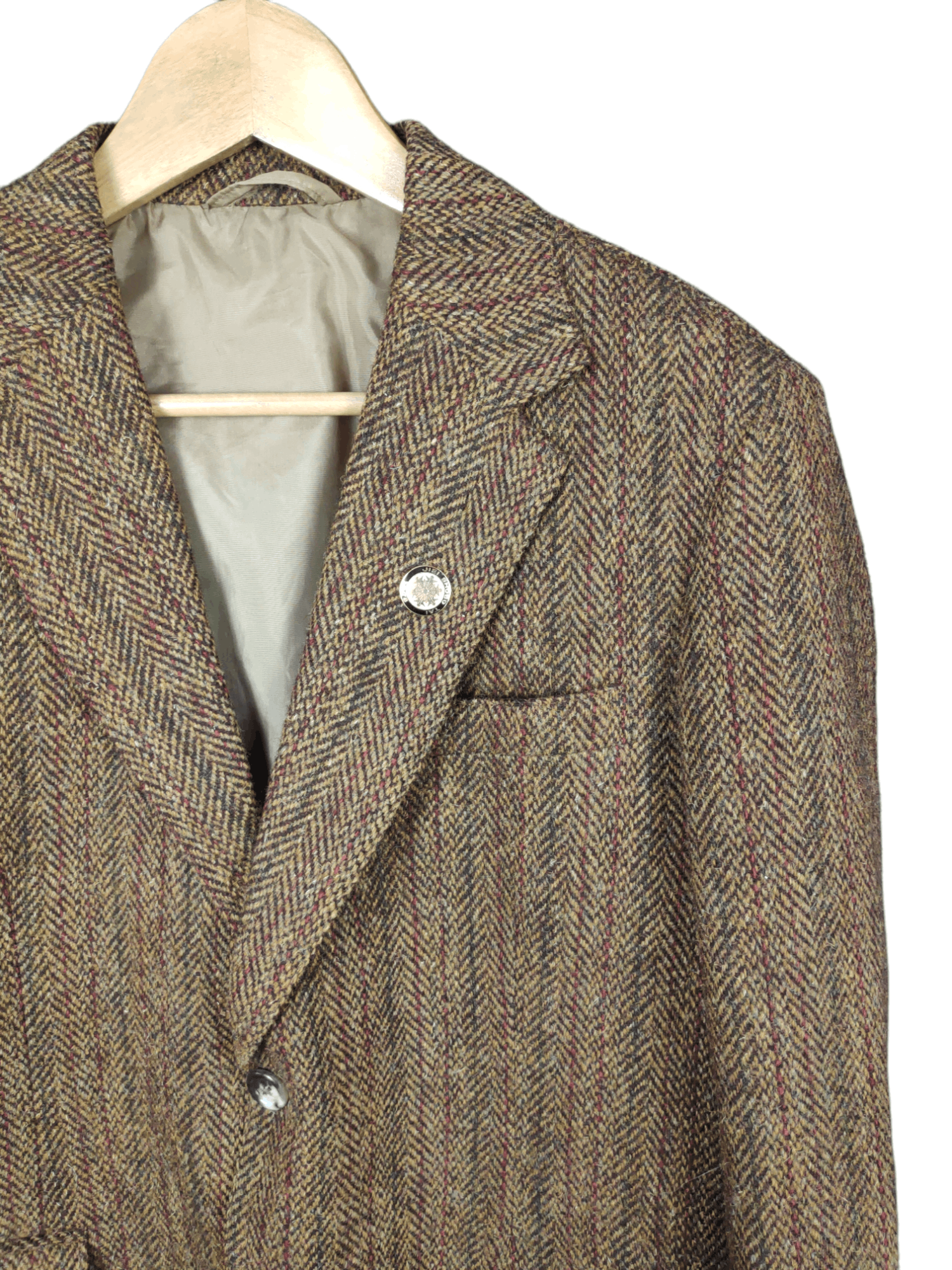 Harris Tweed Vintage Harris Tweed albion Ltd England Coat Jacket Size US S / EU 44-46 / 1 - 2 Thumbnail