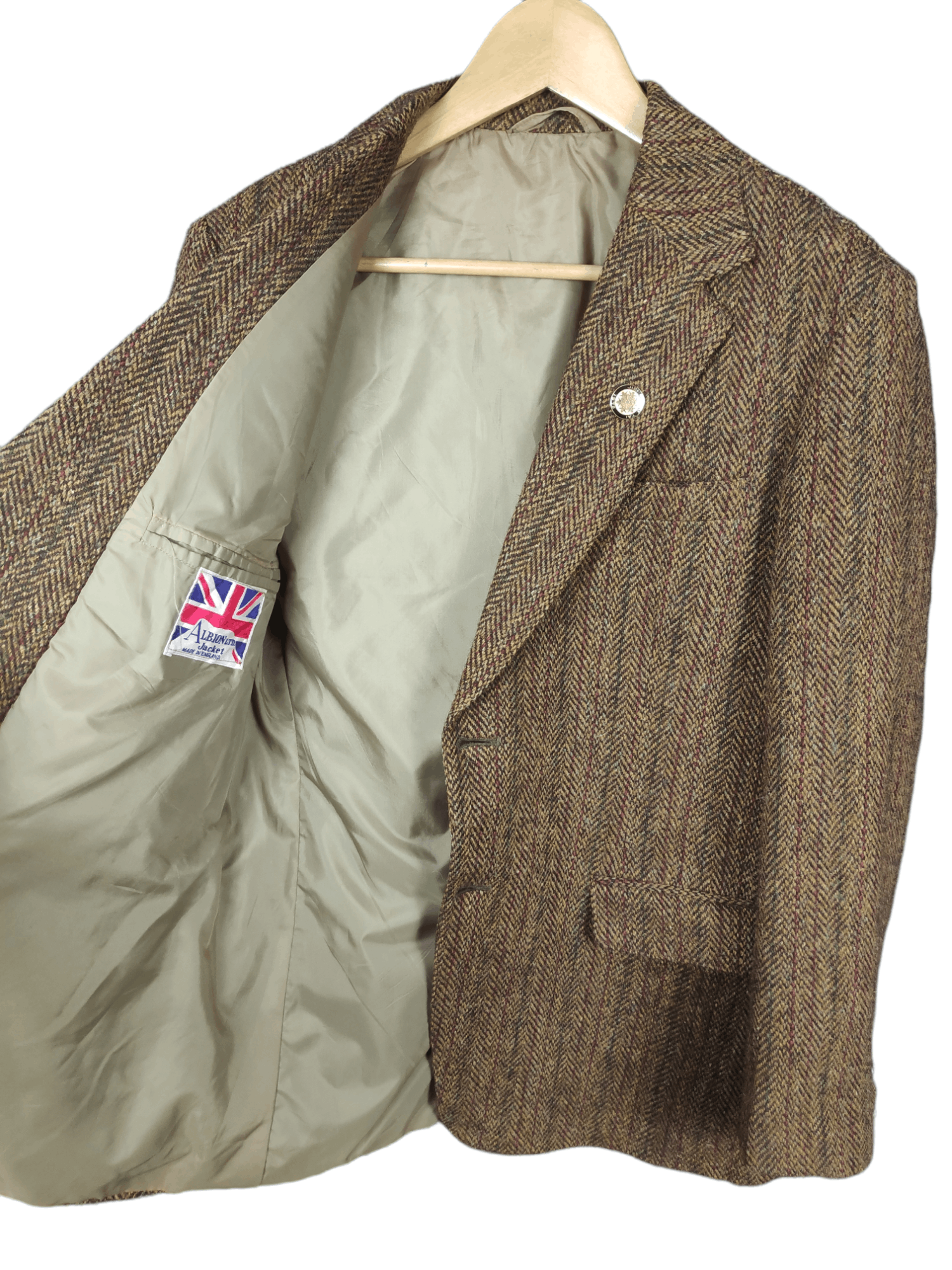 Harris Tweed Vintage Harris Tweed albion Ltd England Coat Jacket Size US S / EU 44-46 / 1 - 4 Thumbnail