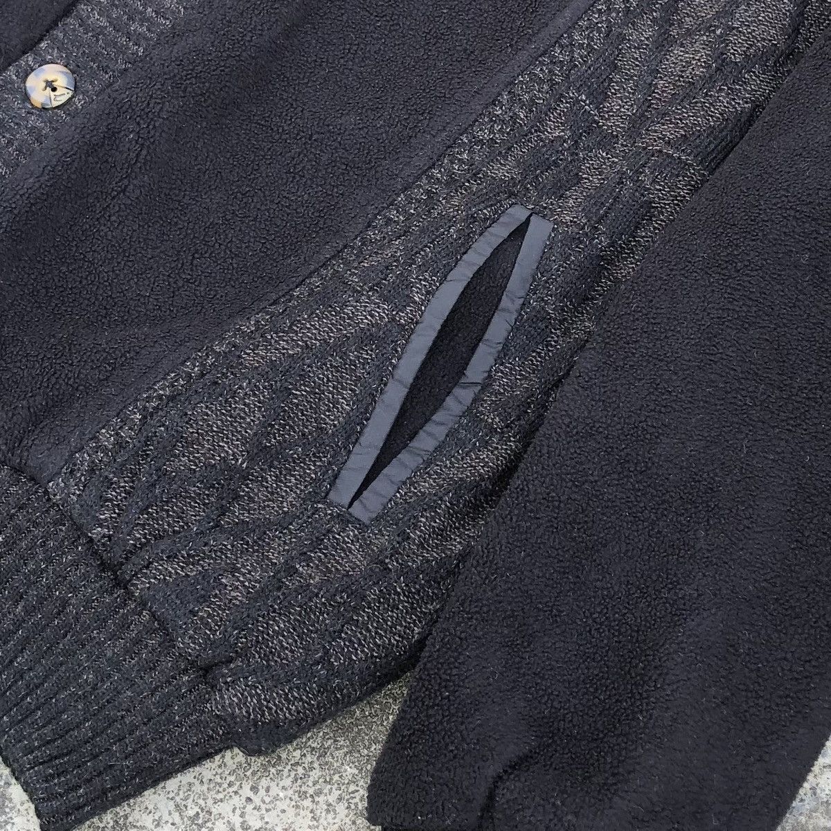 Vintage Vintage Arnaldo Bassini Fleece Knitted Cardigan Jacket Size US L / EU 52-54 / 3 - 8 Thumbnail