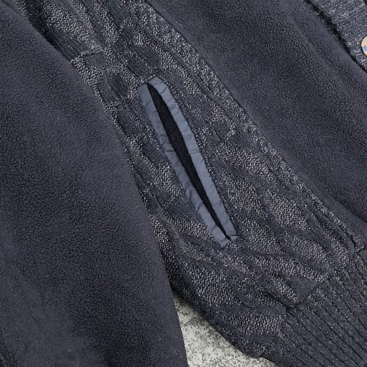 Vintage Vintage Arnaldo Bassini Fleece Knitted Cardigan Jacket Size US L / EU 52-54 / 3 - 7 Thumbnail