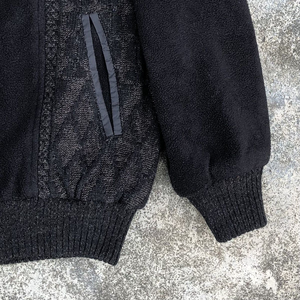 Vintage Vintage Arnaldo Bassini Fleece Knitted Cardigan Jacket Size US L / EU 52-54 / 3 - 6 Thumbnail