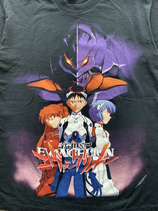 Vintage 1998 Neon Genesis Evangelion Tee Euro Screen Stars | Grailed