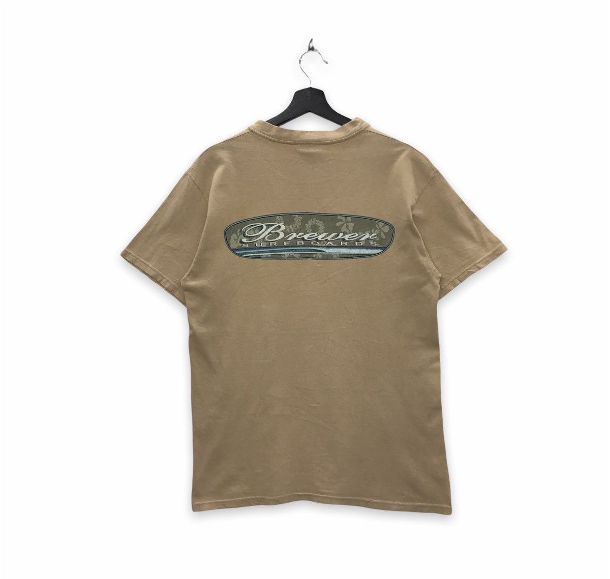 Vintage Rare!! Vintage Brewer Surfboards Spellout Tee Size US M / EU 48-50 / 2 - 1 Thumbnail