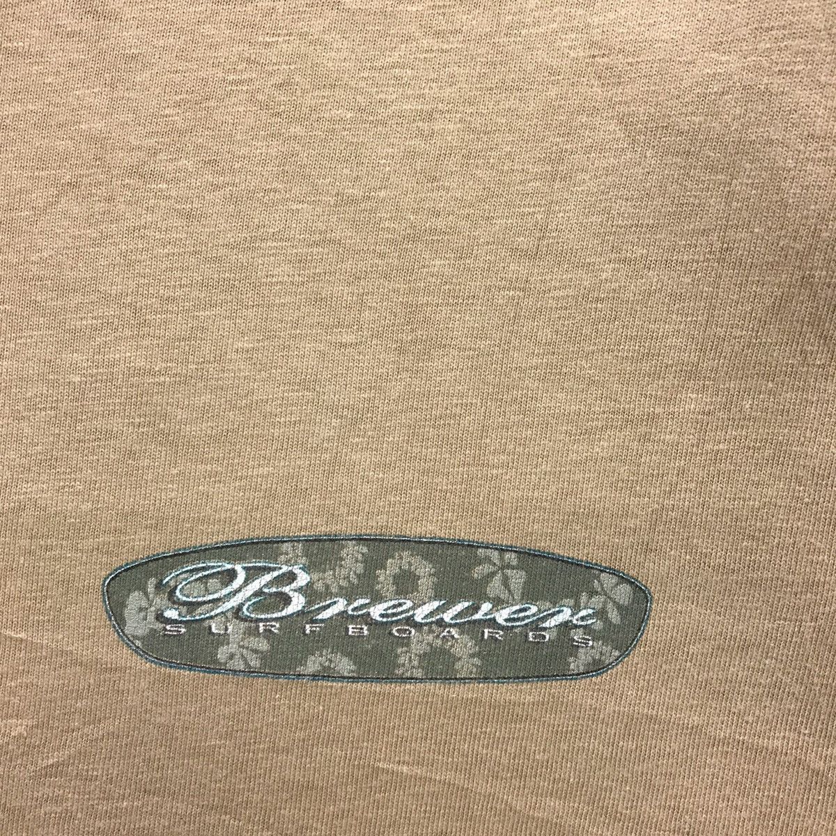 Vintage Rare!! Vintage Brewer Surfboards Spellout Tee Size US M / EU 48-50 / 2 - 5 Thumbnail