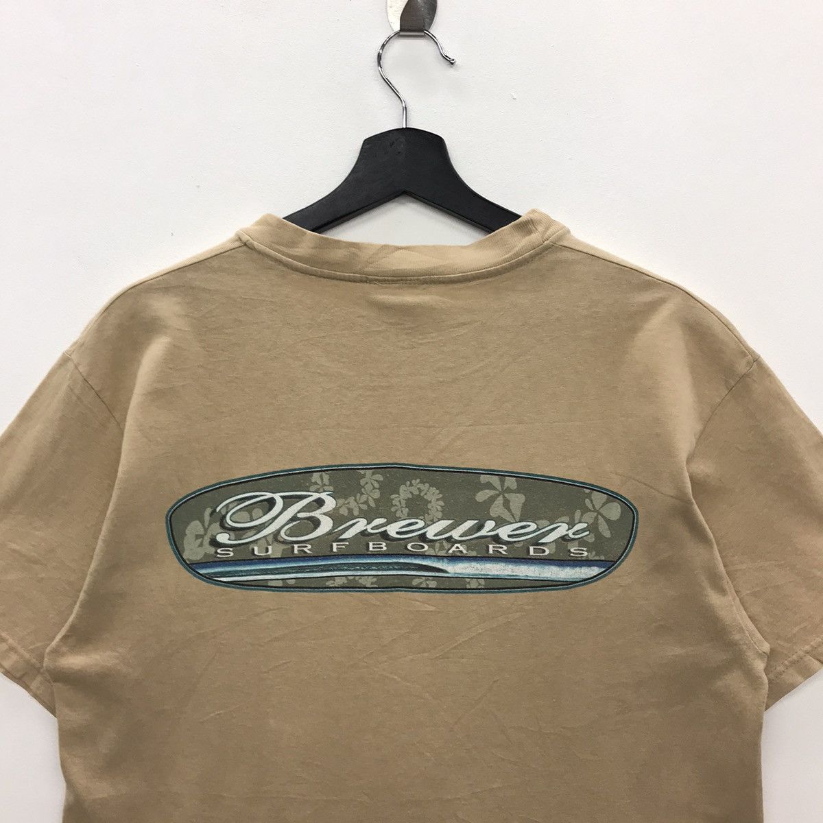 Vintage Rare!! Vintage Brewer Surfboards Spellout Tee Size US M / EU 48-50 / 2 - 10 Thumbnail