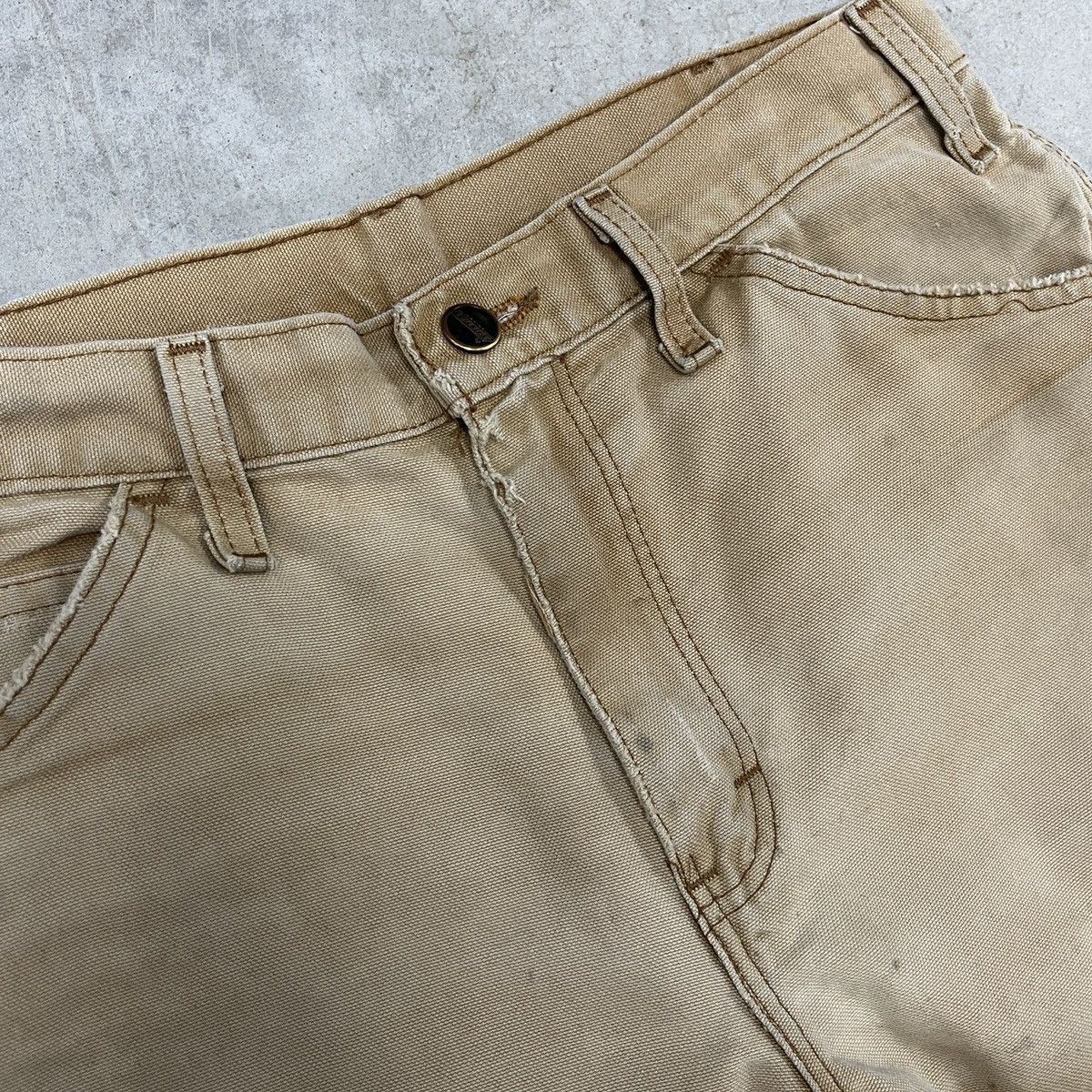 Carhartt × Dickies × Vintage Vintage Faded Double Knee Pants Size US 32 / EU 48 - 3 Thumbnail
