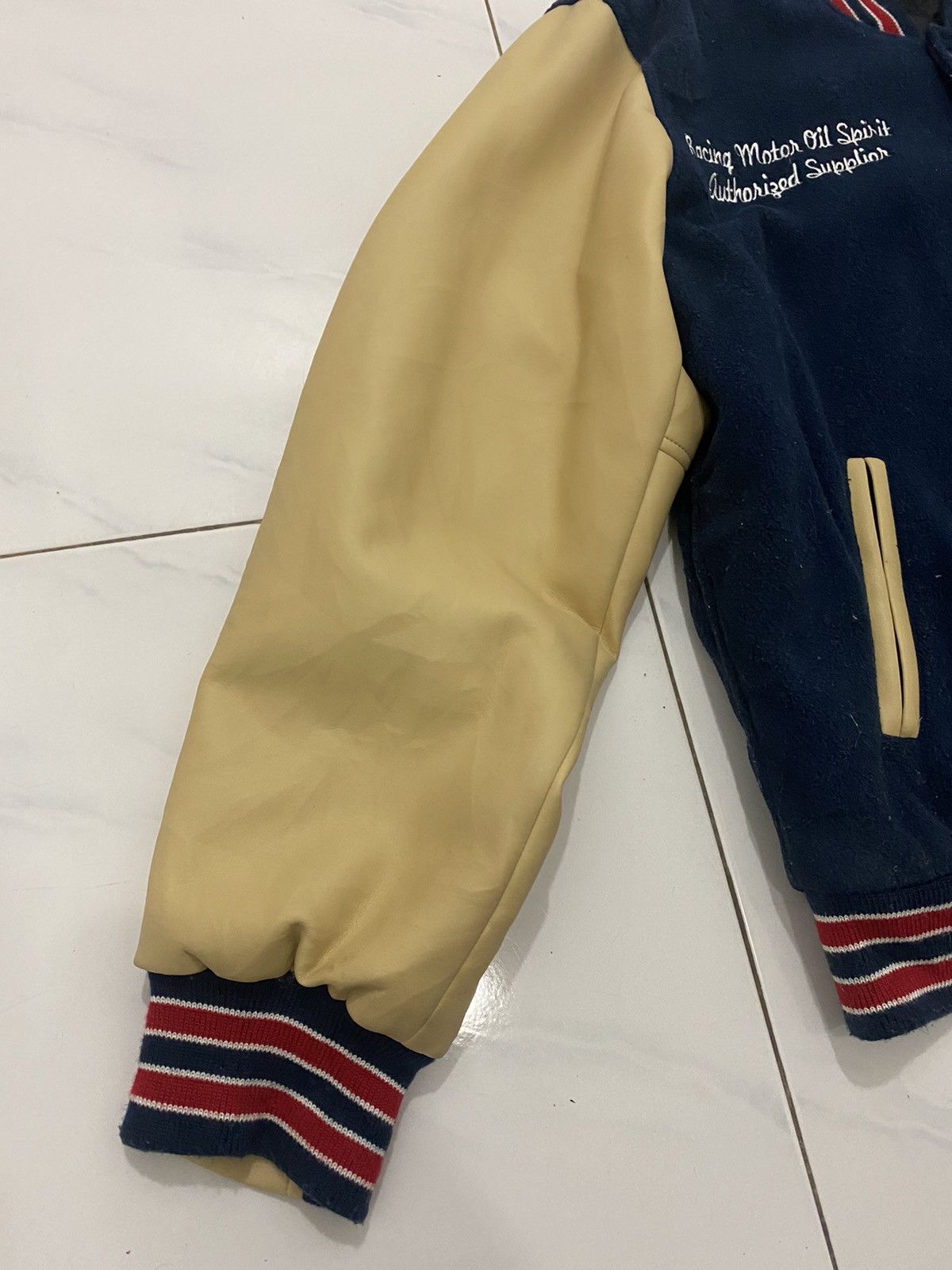 Other VTG 76 Lubricants Wool Varsity Jacket Size US L / EU 52-54 / 3 - 6 Thumbnail