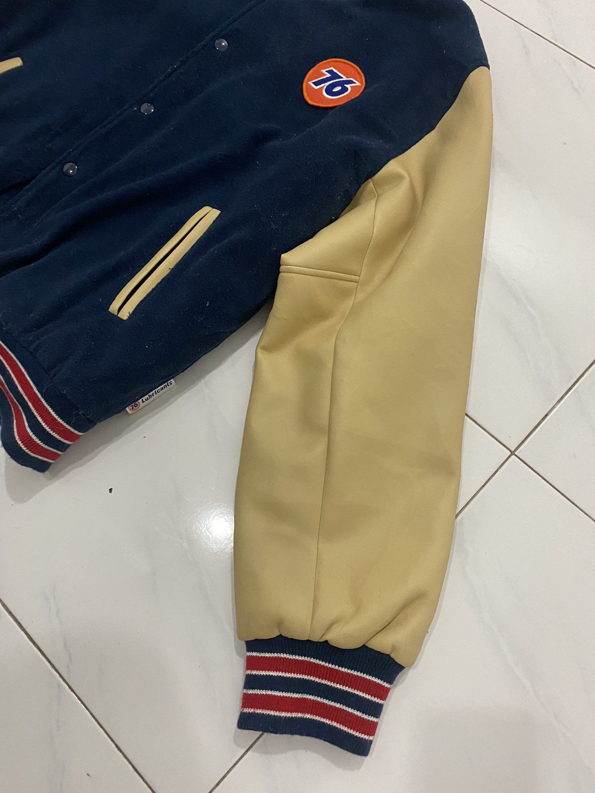 Other VTG 76 Lubricants Wool Varsity Jacket Size US L / EU 52-54 / 3 - 7 Thumbnail