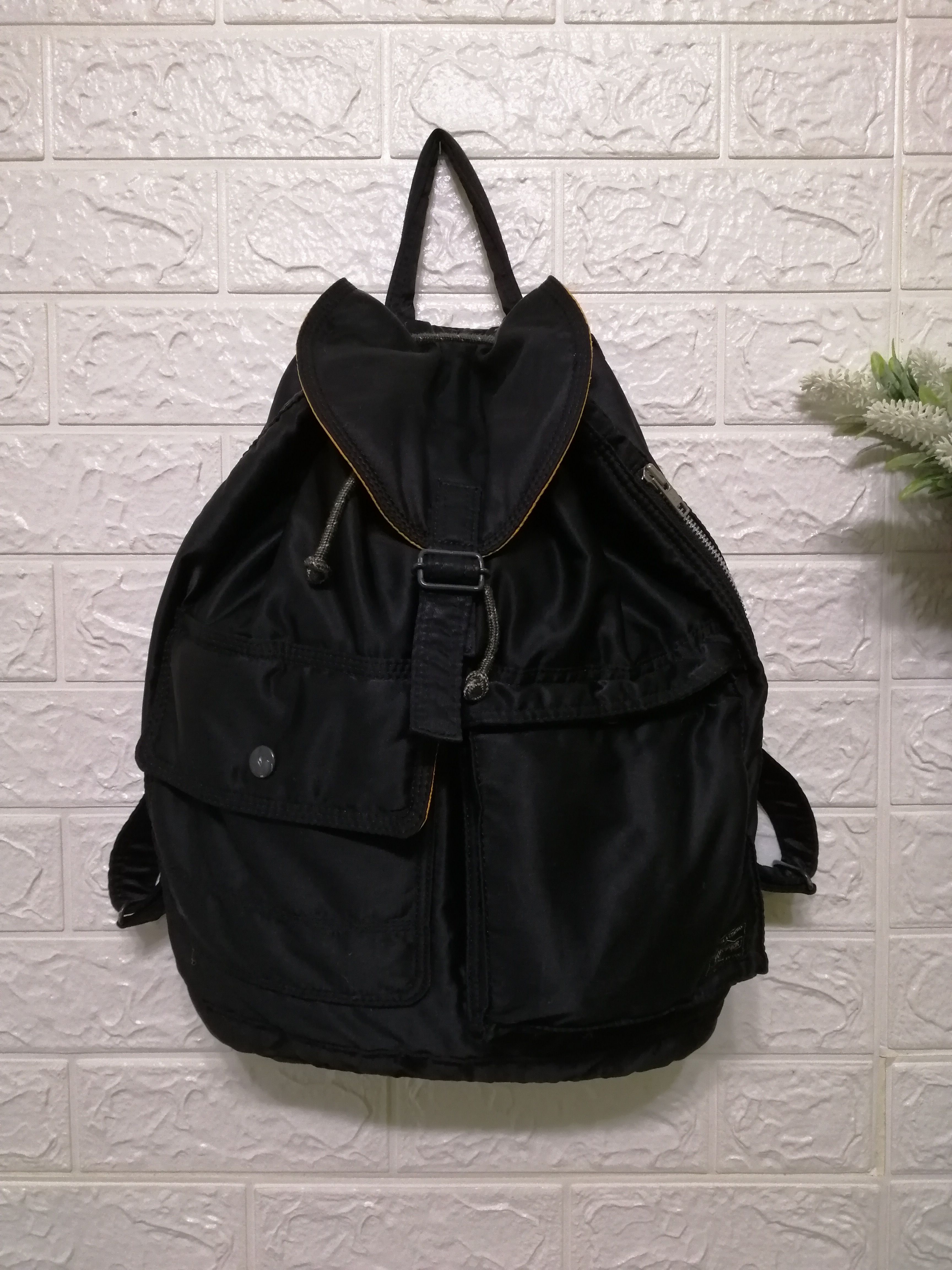 Pre-owned Head Porter X Porter Rucksack Backpack Nylon Black