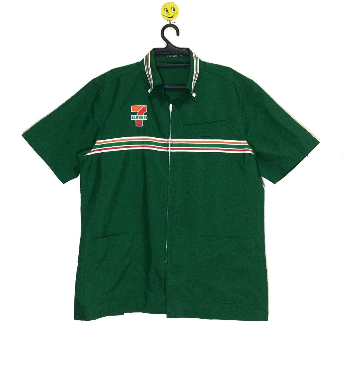 Japanese Brand 7 eleven Embroidery Uniform Zipper shirt Size US M / EU 48-50 / 2 - 2 Thumbnail