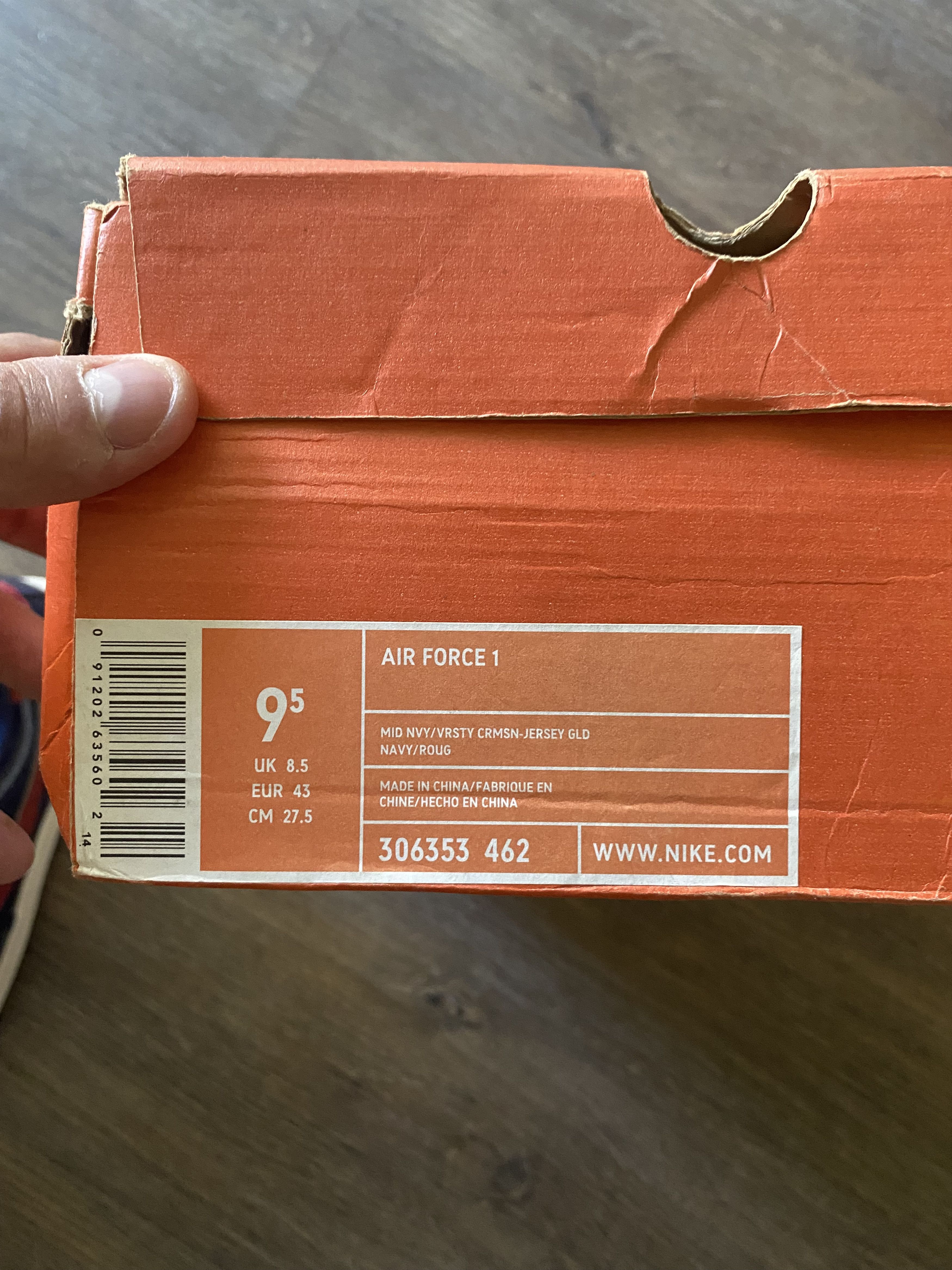 Nike Nike Air Force 1 Patent USA vs Europe Hoops Size US 9.5 / EU 42-43 - 2 Thumbnail