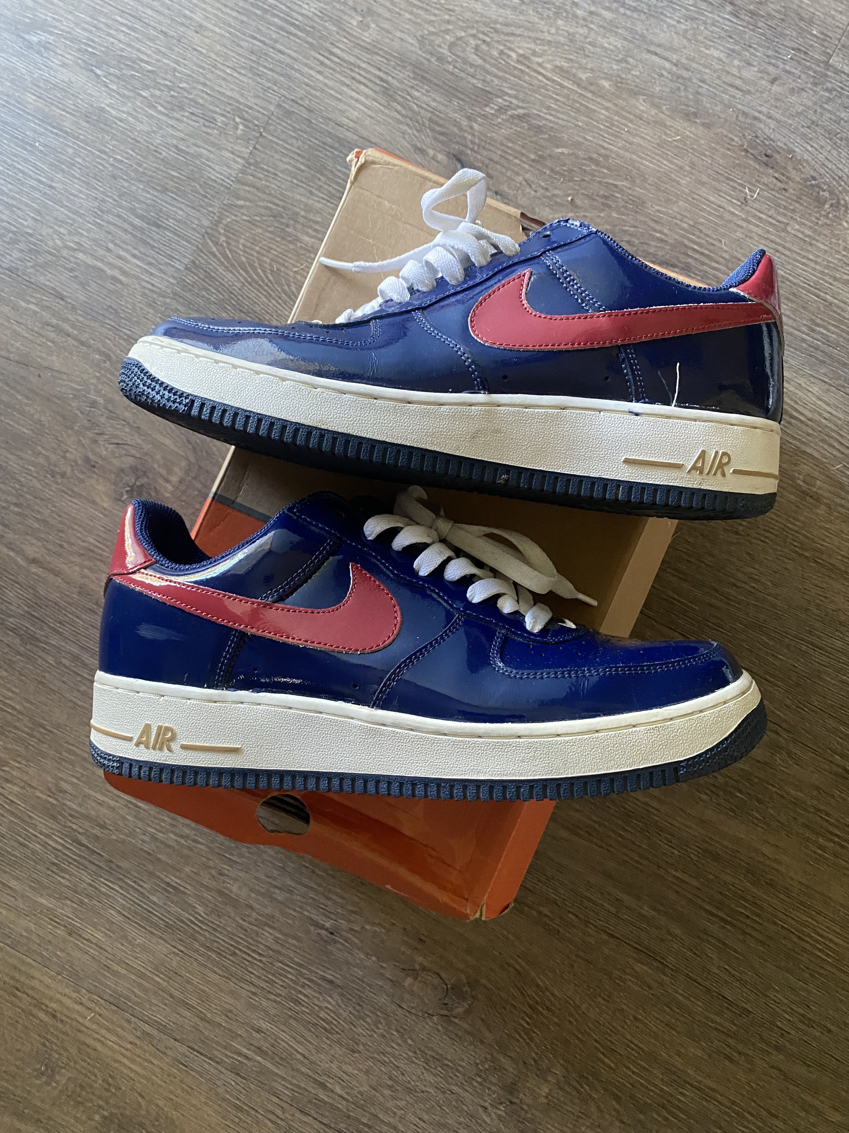 Nike Nike Air Force 1 Patent USA vs Europe Hoops Size US 9.5 / EU 42-43 - 1 Thumbnail