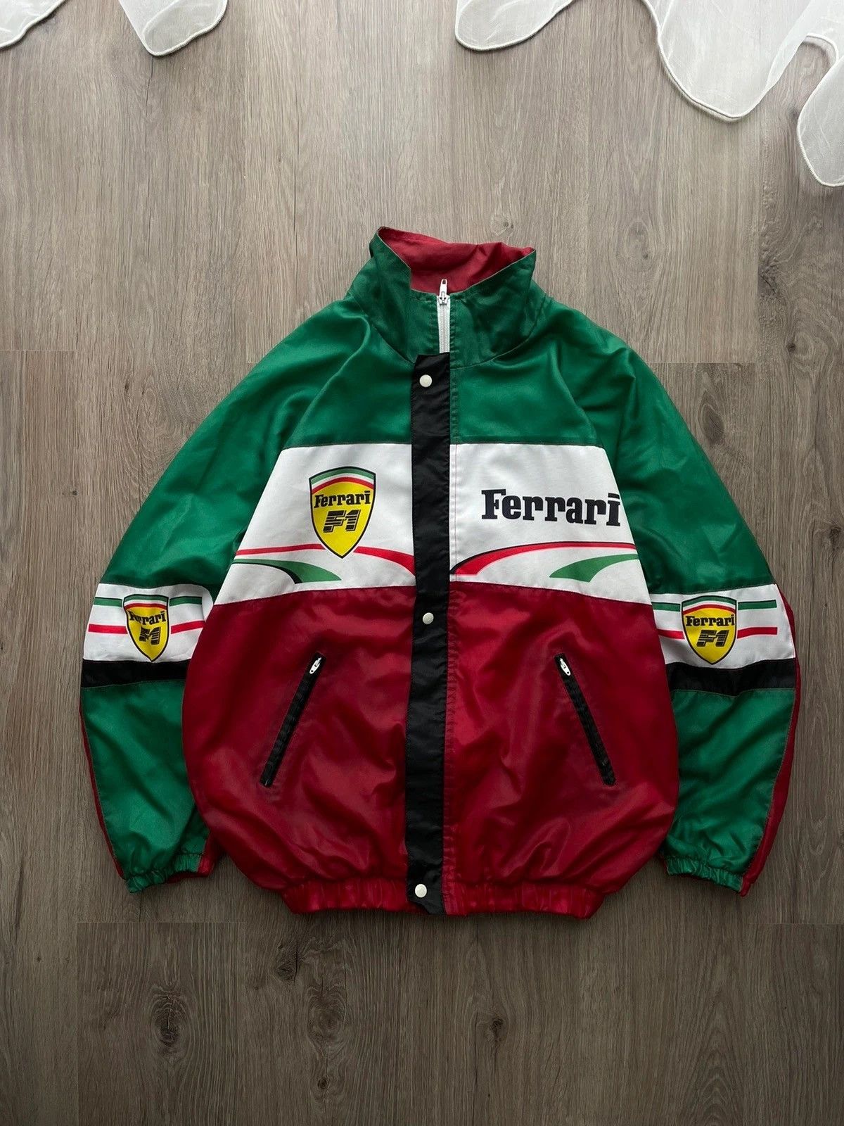 Vintage Vintage Ferrari Racing Jacket Red Formula Uno | Grailed