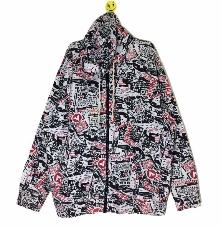 Airwalk Airwalk Skate FullPrint Hood Punk Rock Seditionaries Zippe Size US XL / EU 56 / 4 - 1 Thumbnail