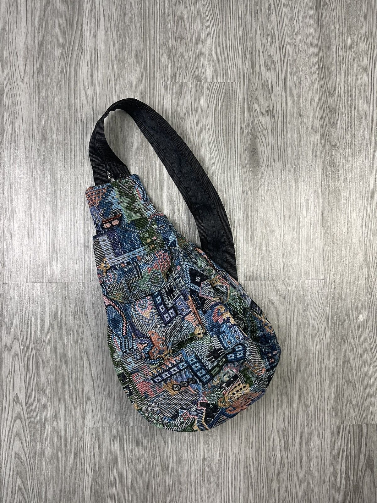 Two Ways Native Art Crossbody And Bagpack Bag, Men's