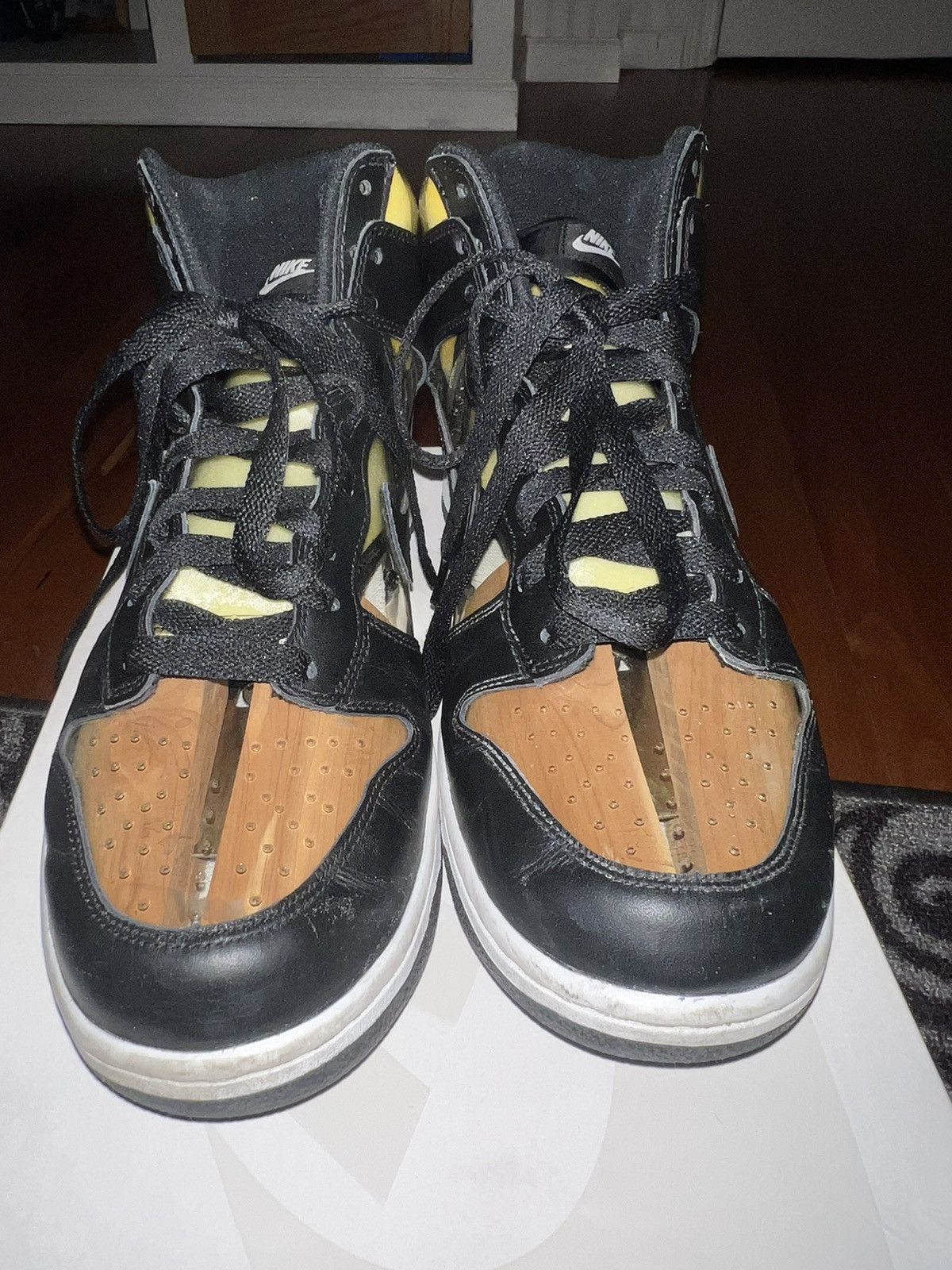 Comme des Garcons × Nike CDGxNike Dunk High Size US 12 / EU 45 - 9 Thumbnail