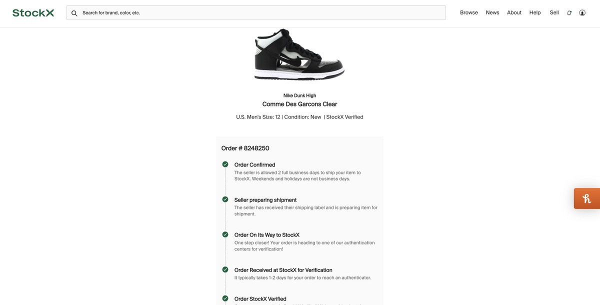 Comme des Garcons × Nike CDGxNike Dunk High Size US 12 / EU 45 - 23 Thumbnail